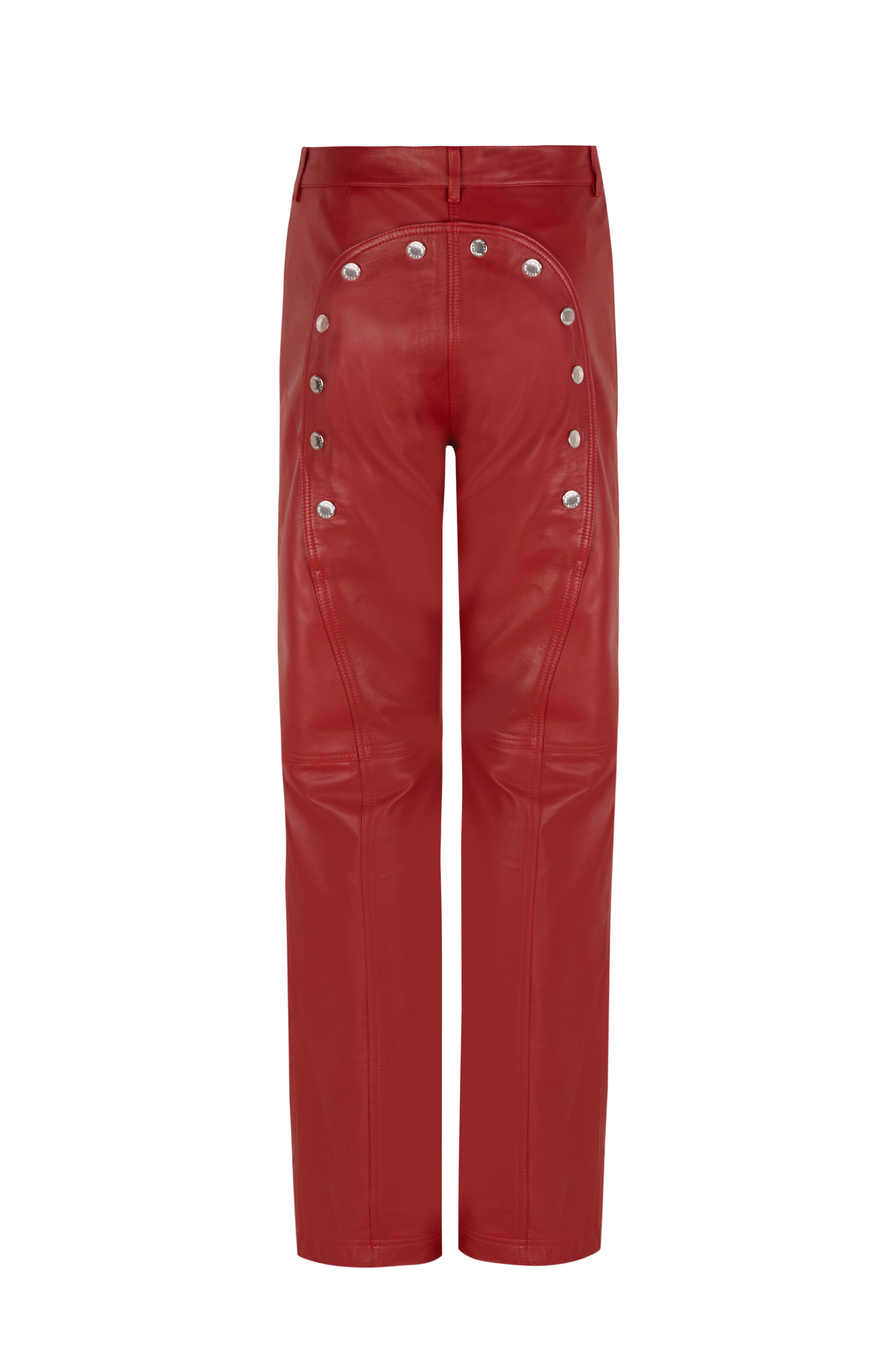 Ass-Air Cherry Leather Trousers