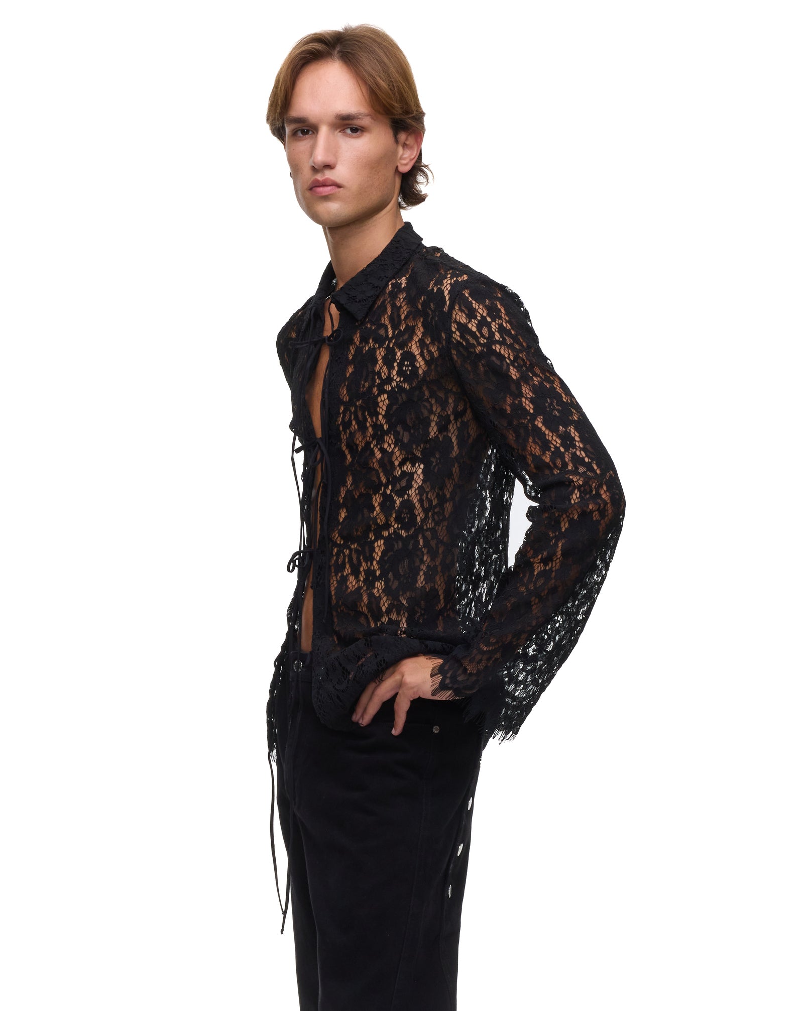Jonathan Black Lace Shirt