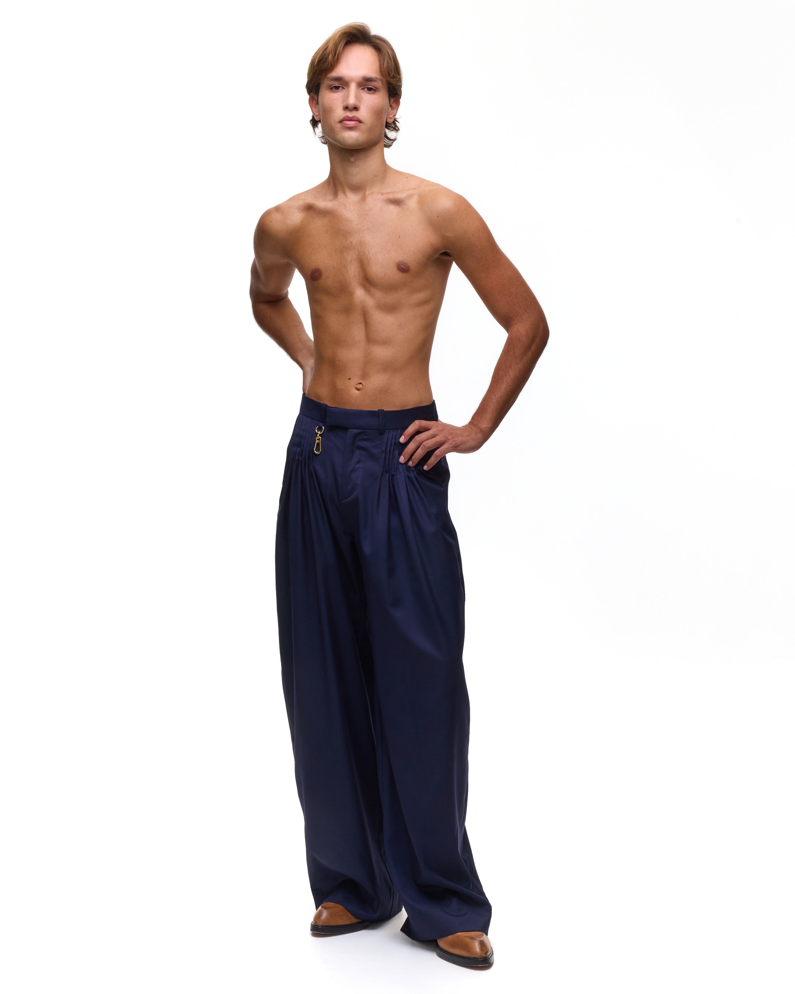 Cruising Navy Tailored Trousers