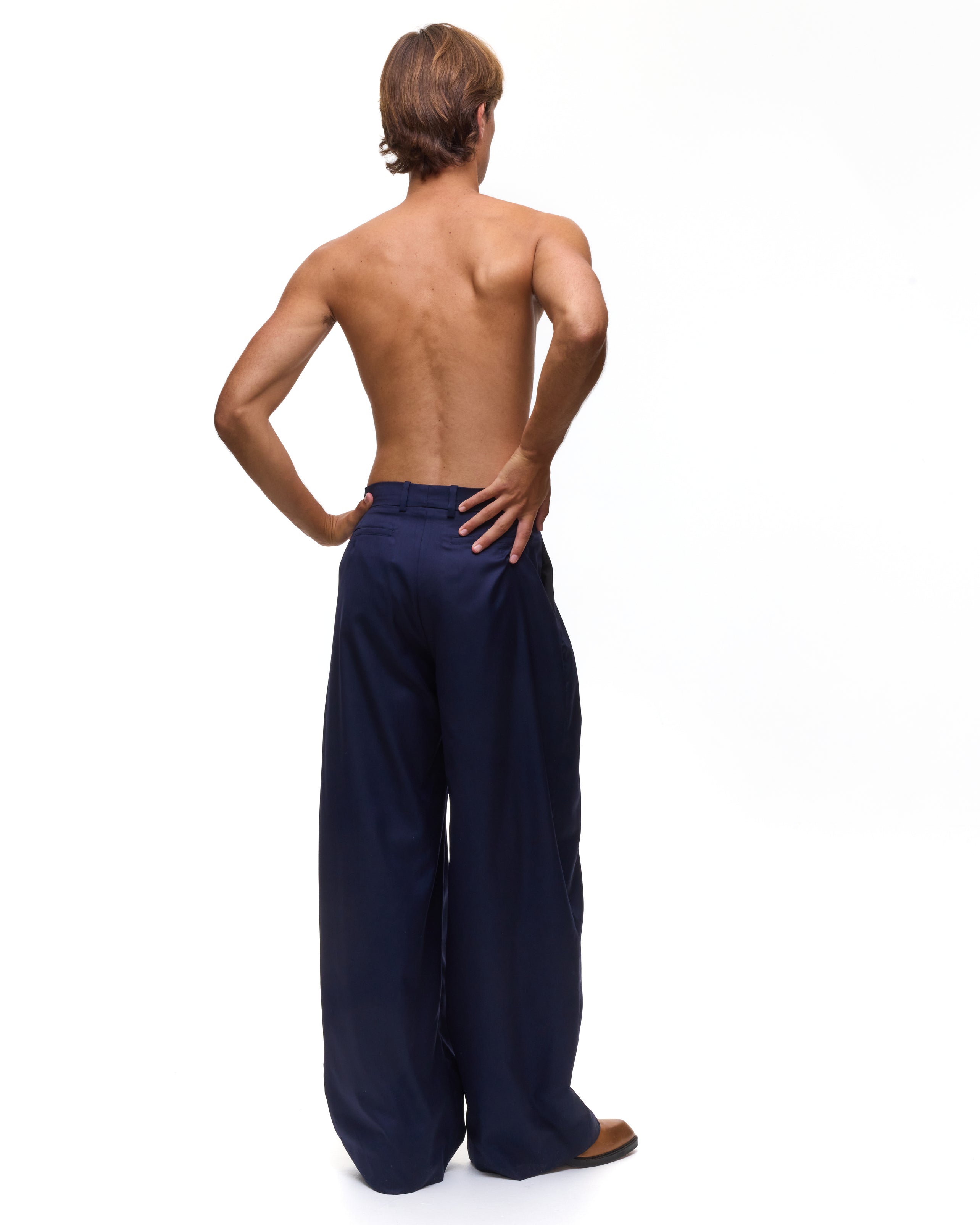 Cruising Navy Tailored Trousers