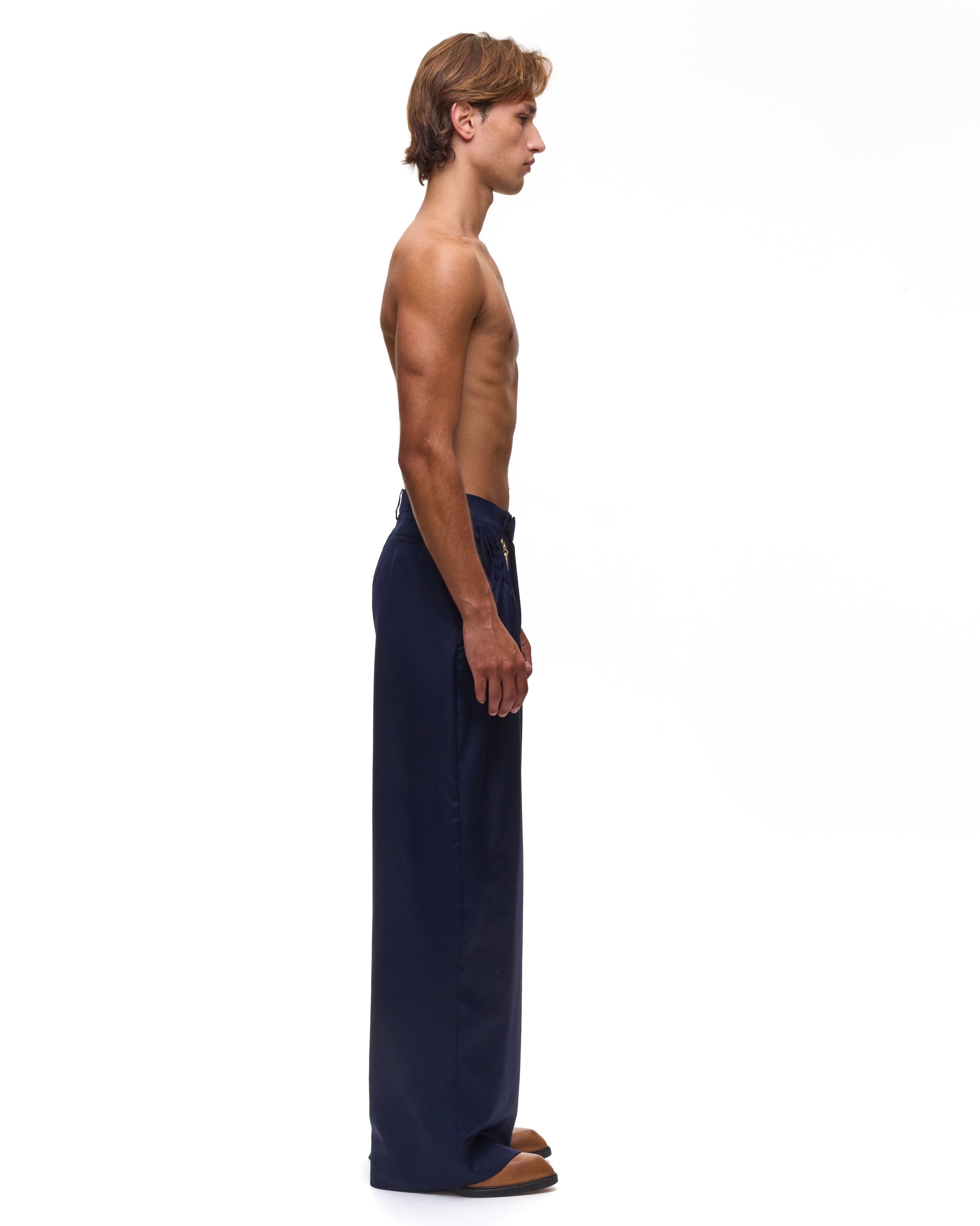 Cruising Navy Tailored Trousers