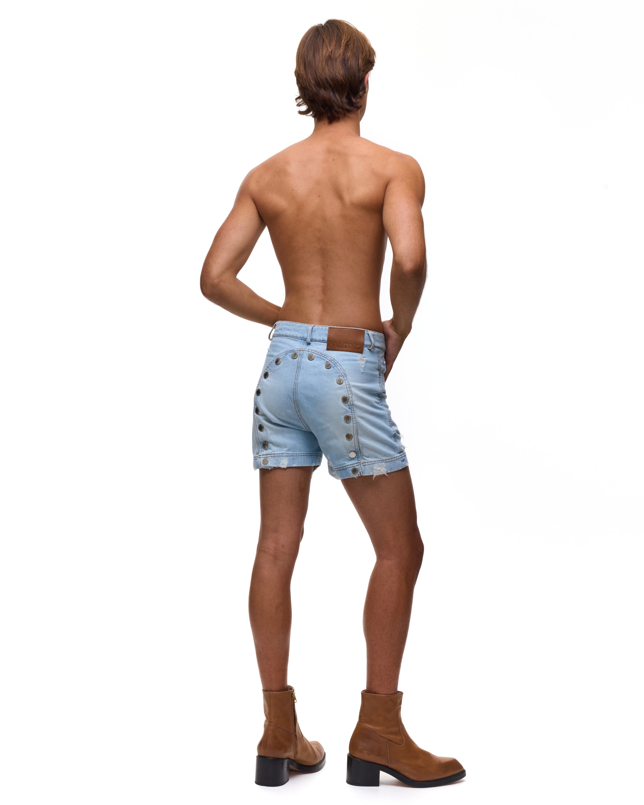 Ass-Air Light Denim Shorts