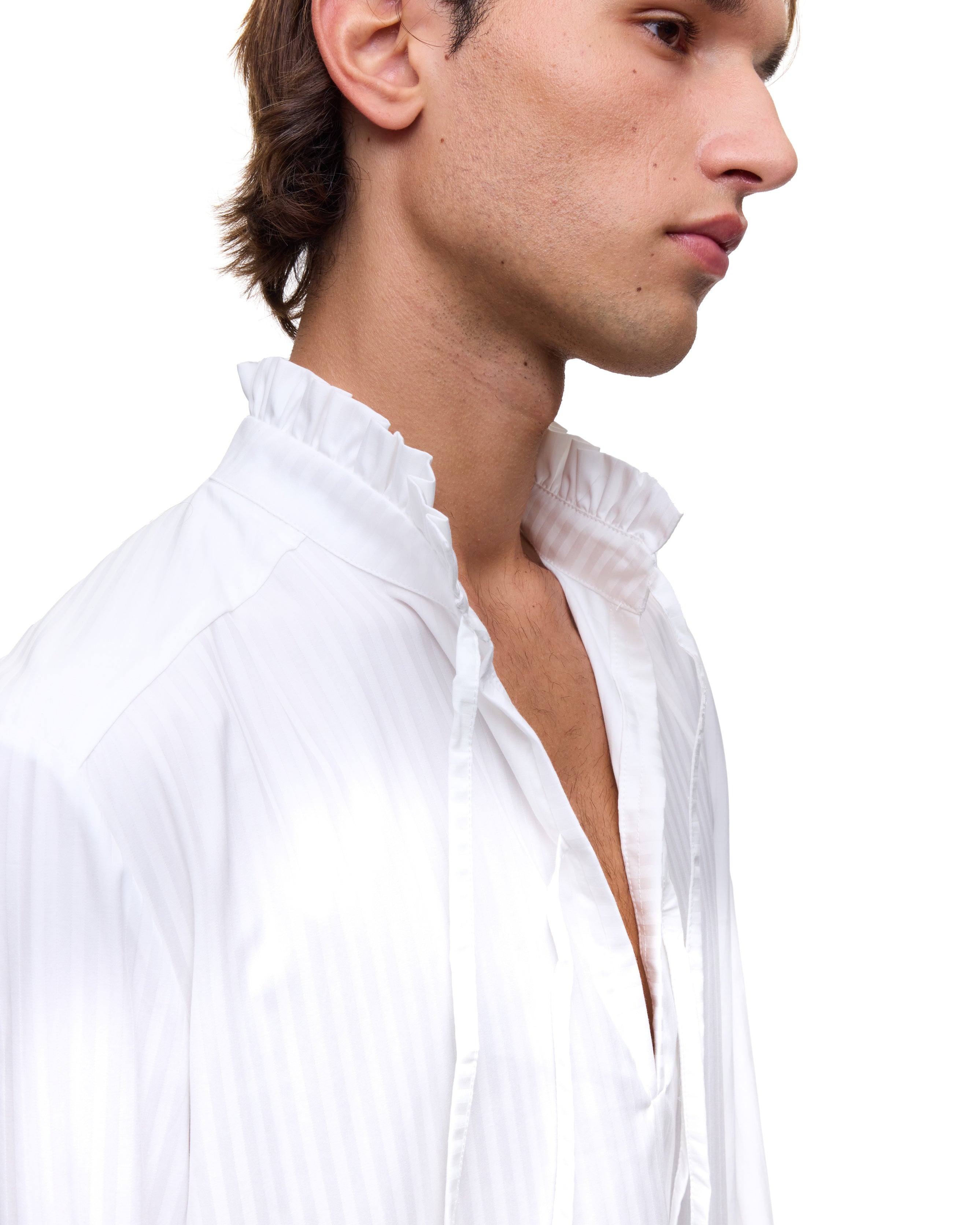 Fede White Stripes Shirt