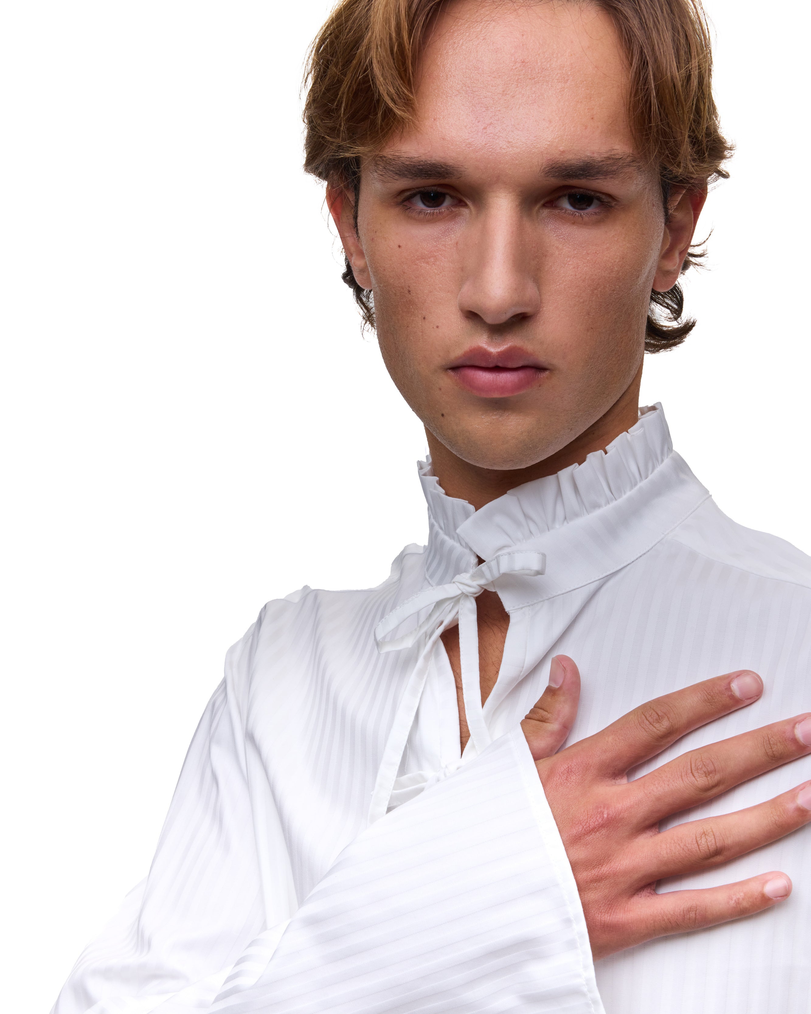 Fede White Stripes Shirt