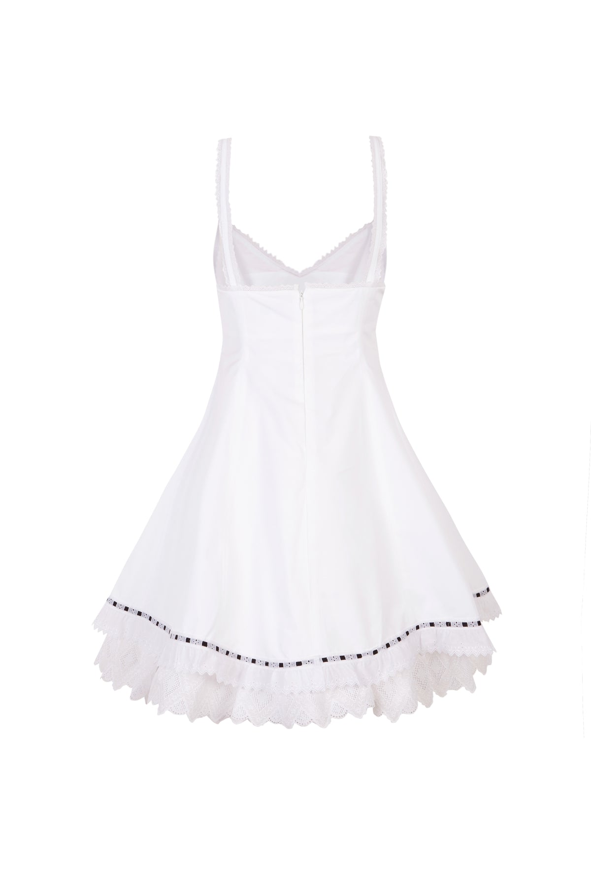 structured white mini dress Structured White Mini-Dress