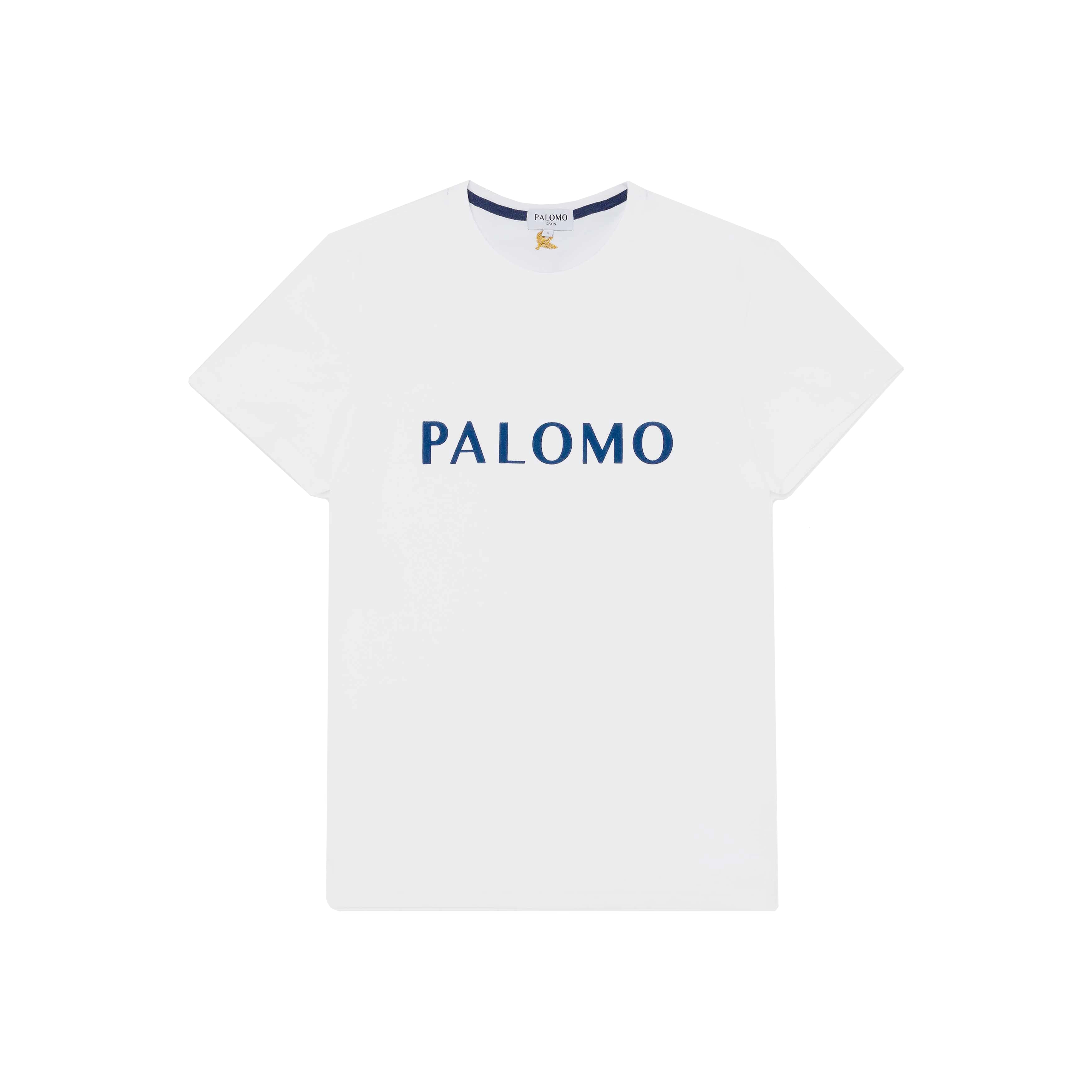 White Logo Tee