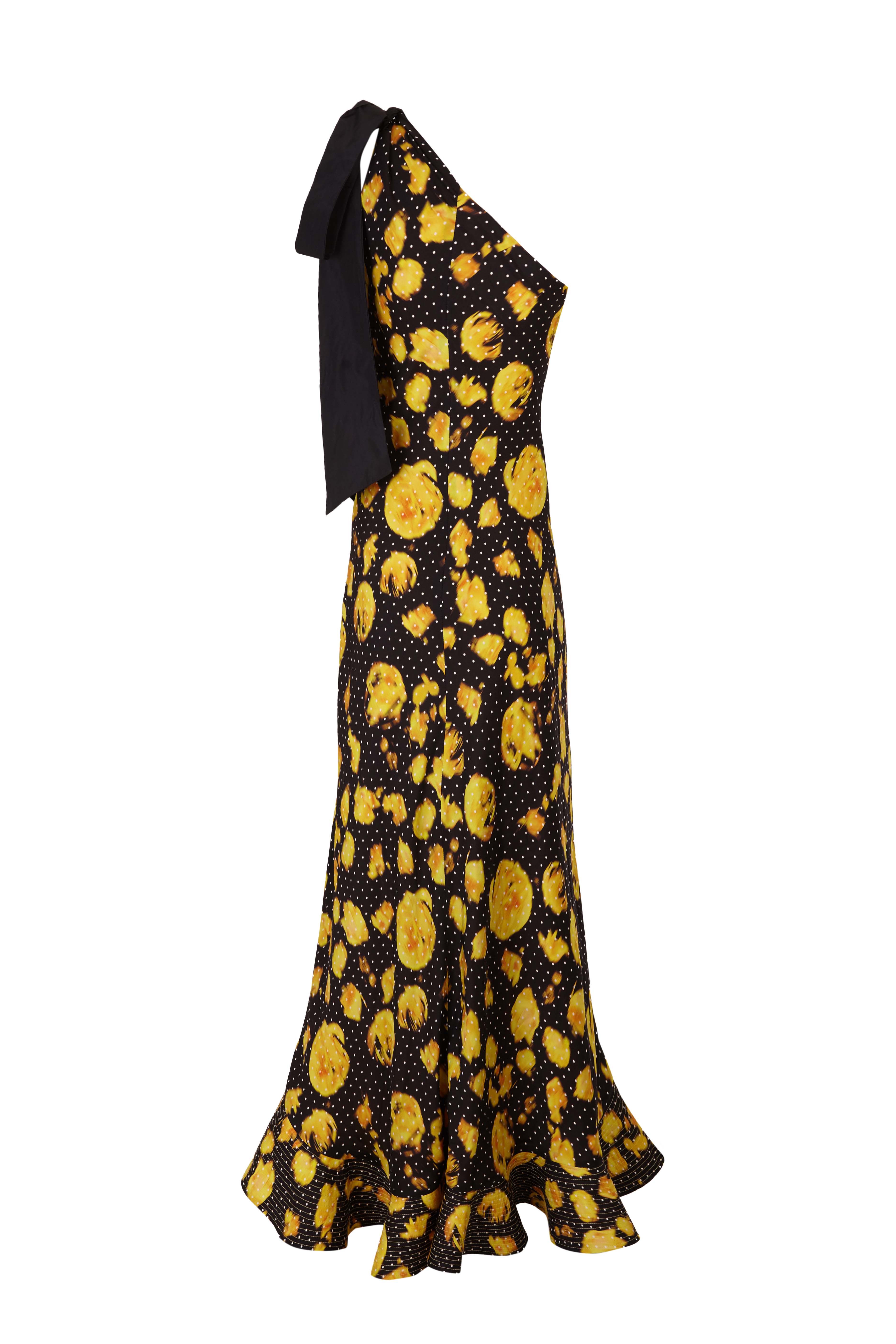 Yellow Ruffled Dress