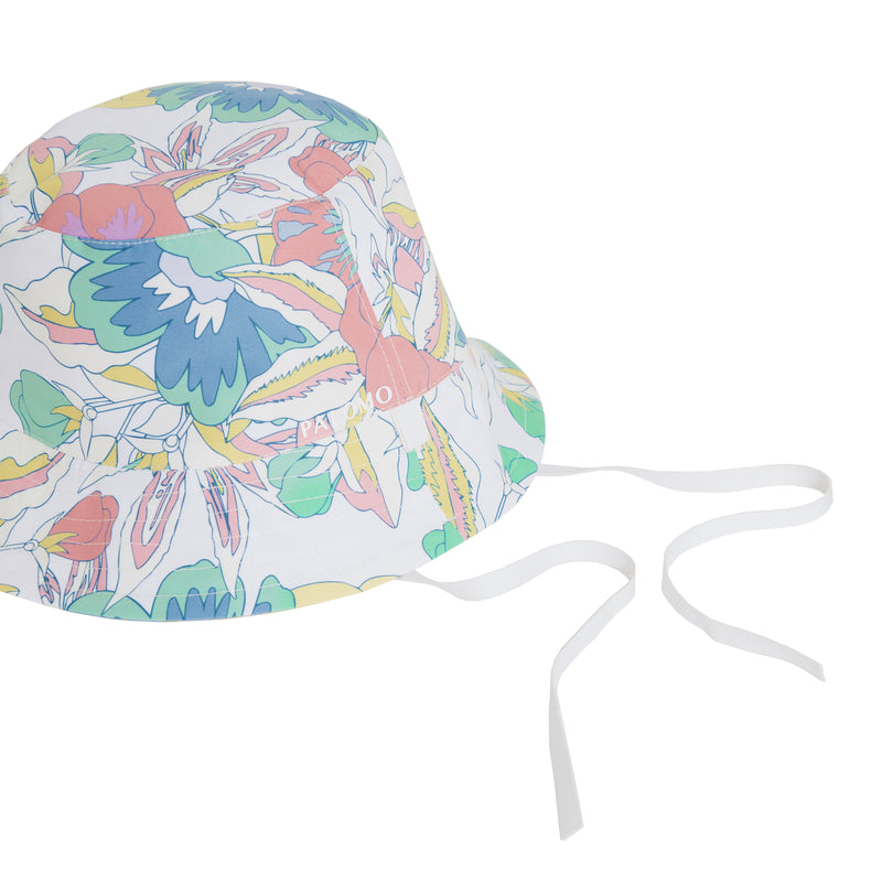 Sombrero de pescador floral reversible 