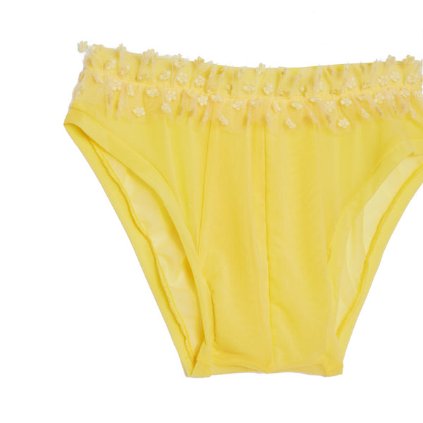 Yellow Tulle Underwear