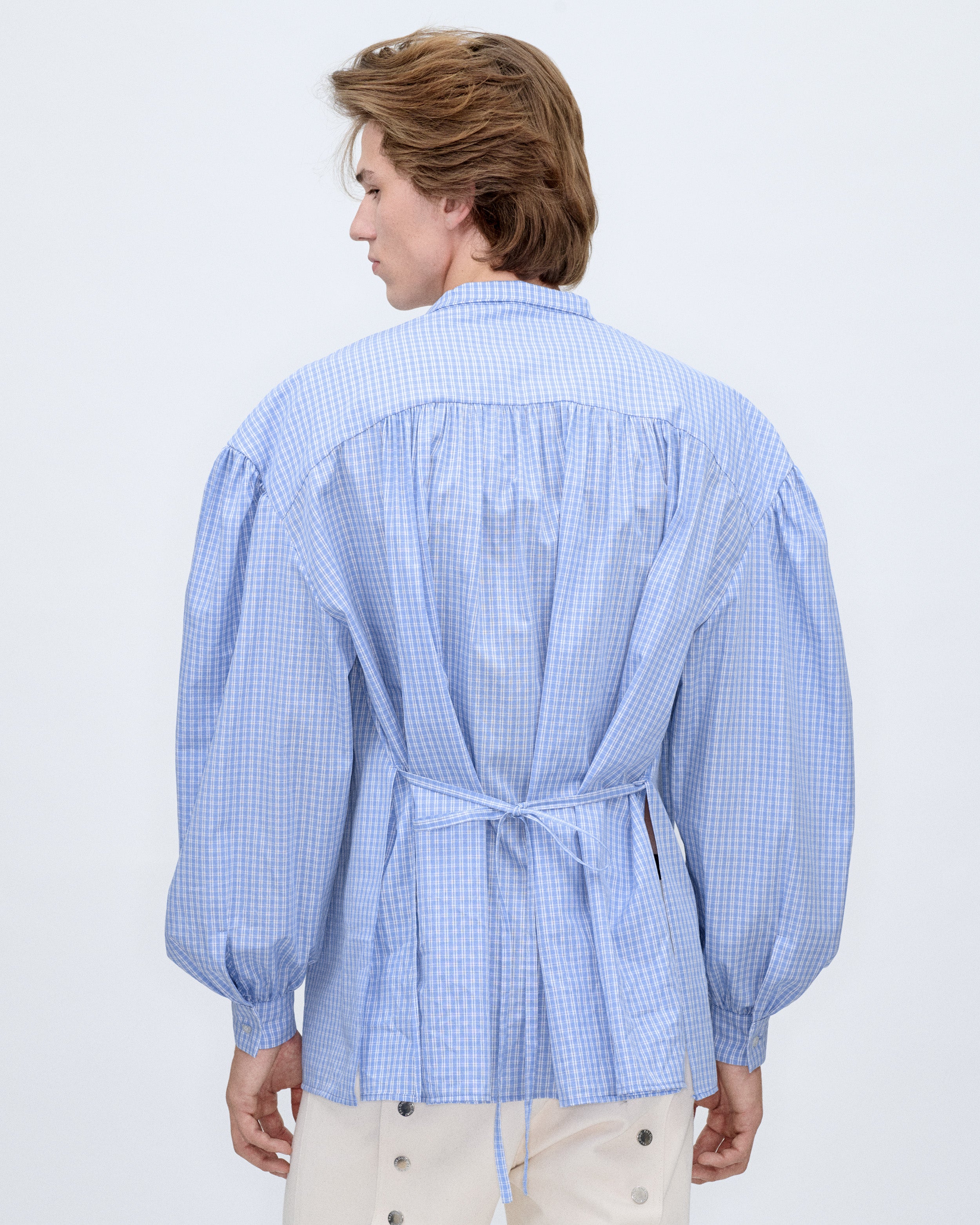 Alejo Blue Checked Shirt