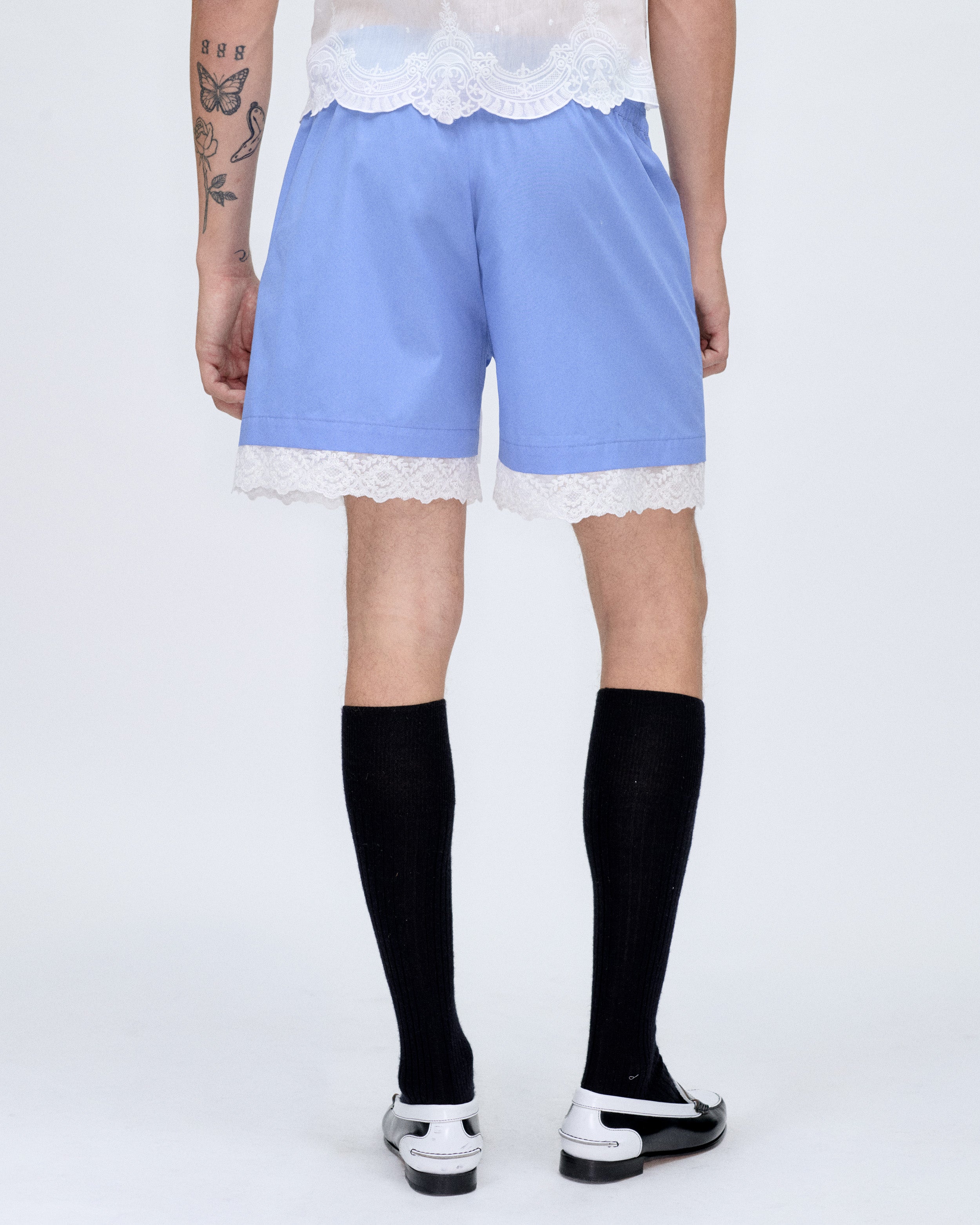 Lace Blue Boxers