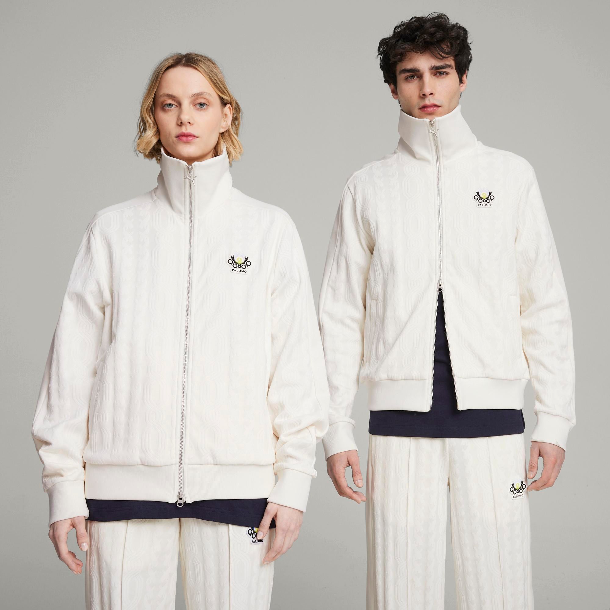 Puma white track jacket hotsell