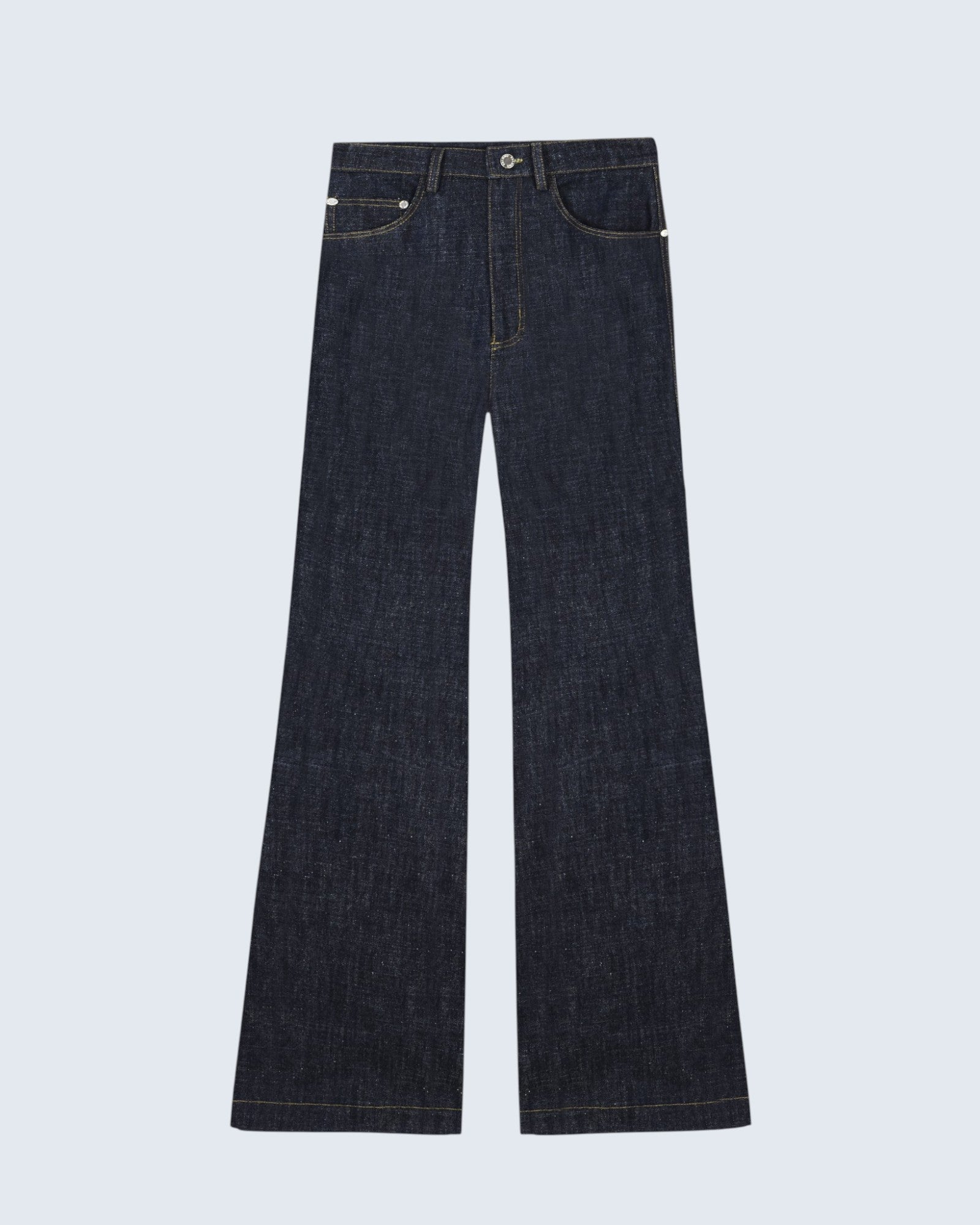 Ass-Air Flared Indigo Trousers