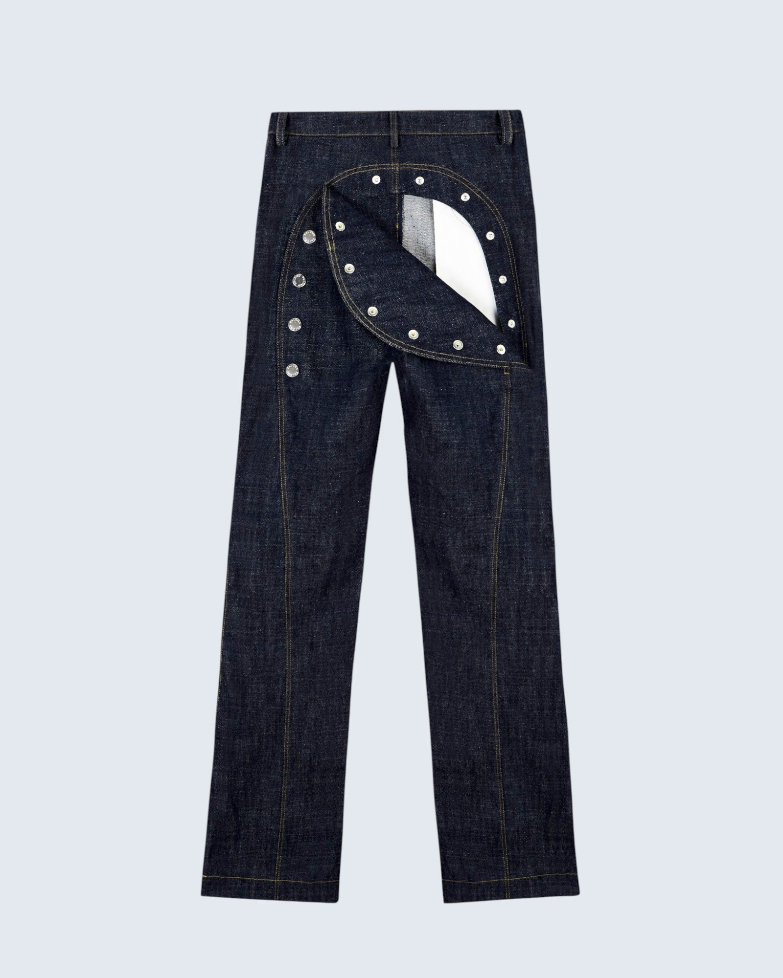 Ass-Air Straight Indigo Trousers