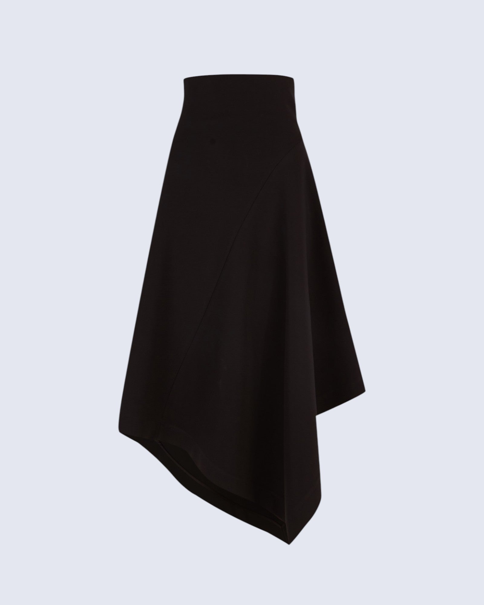 Asymmetric Black Skirt