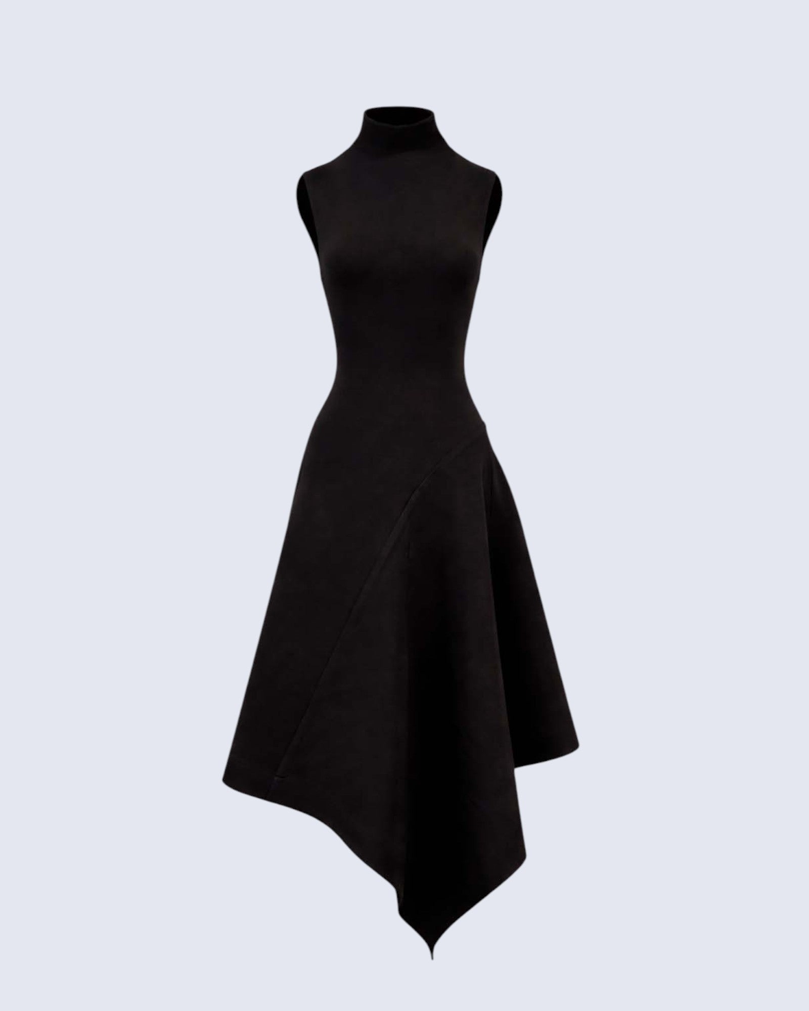 Black Asymmetric Dress