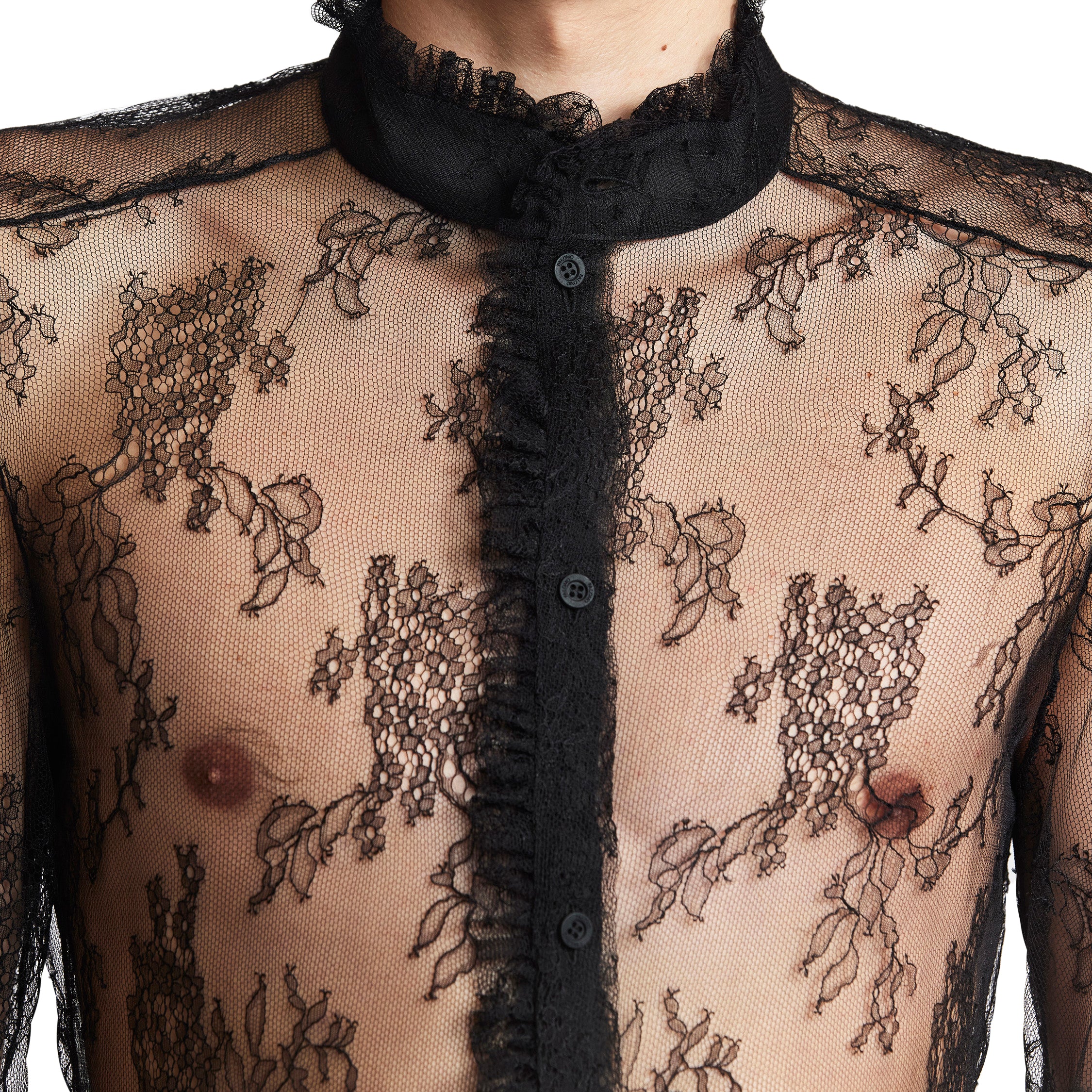 Black Lace Orlando Shirt