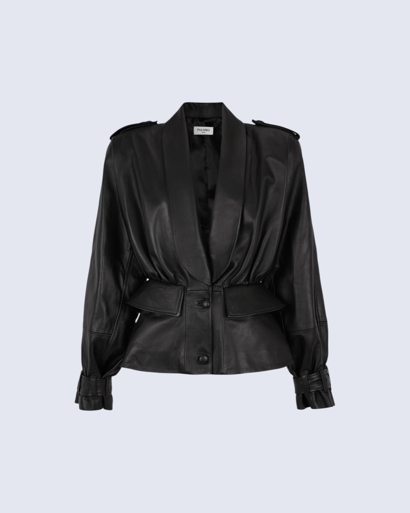 Black Leather Blazer