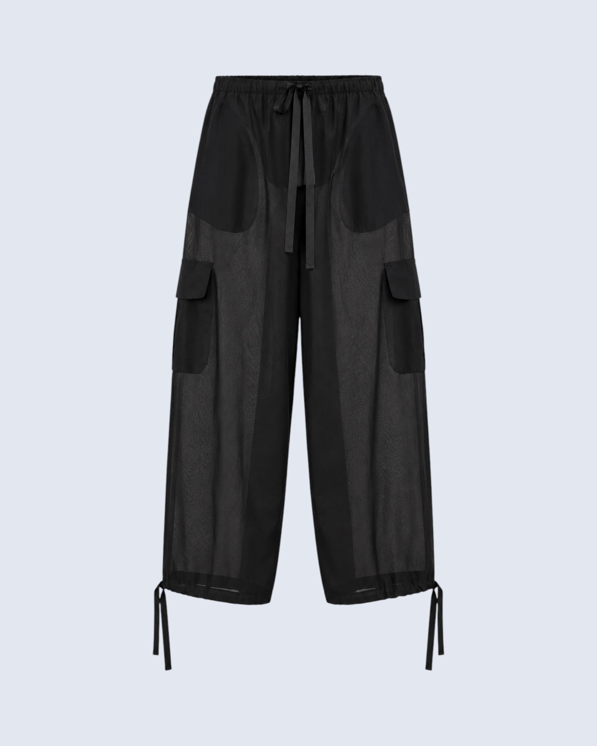 Cargo Black Trousers