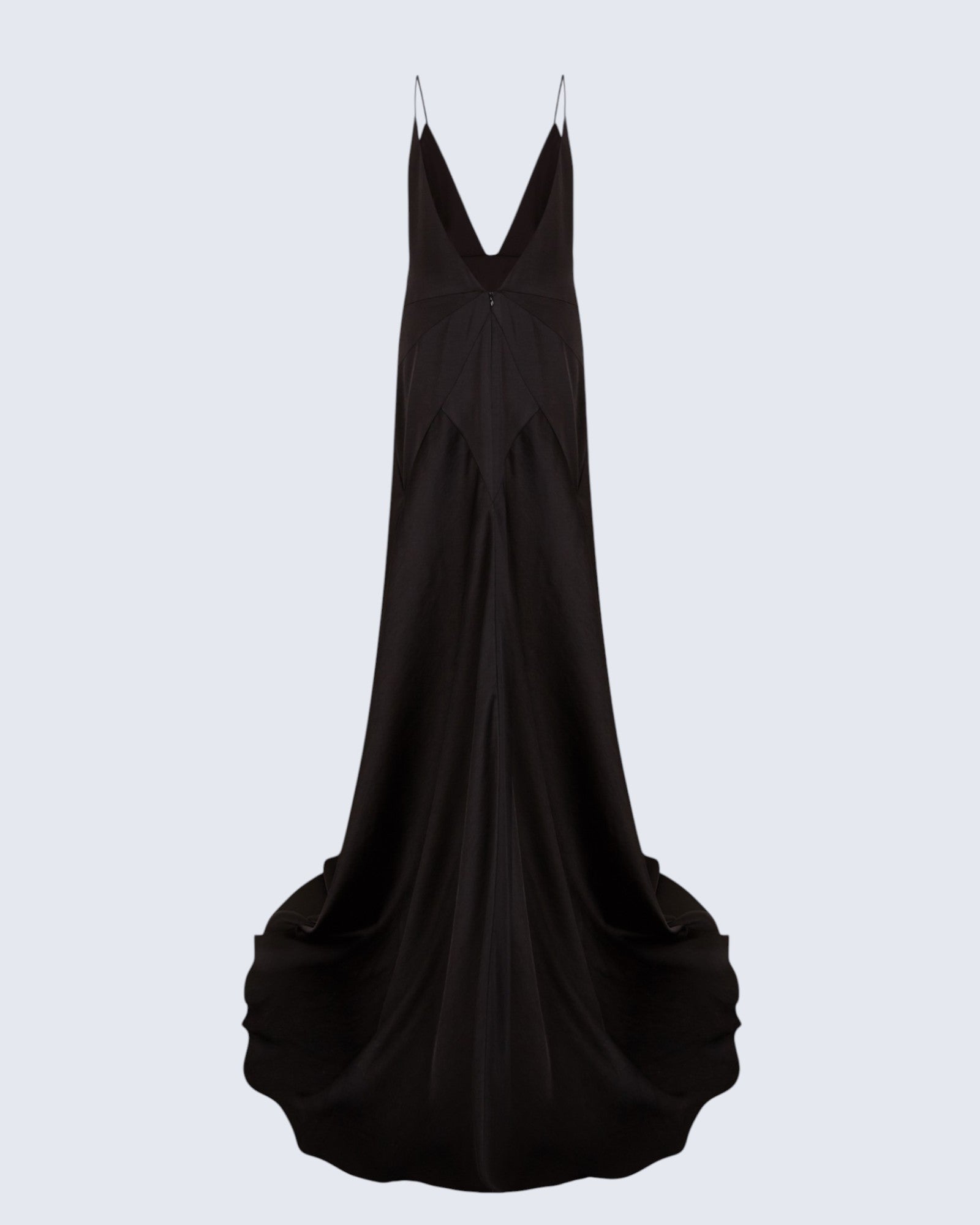 Black Satin Gown