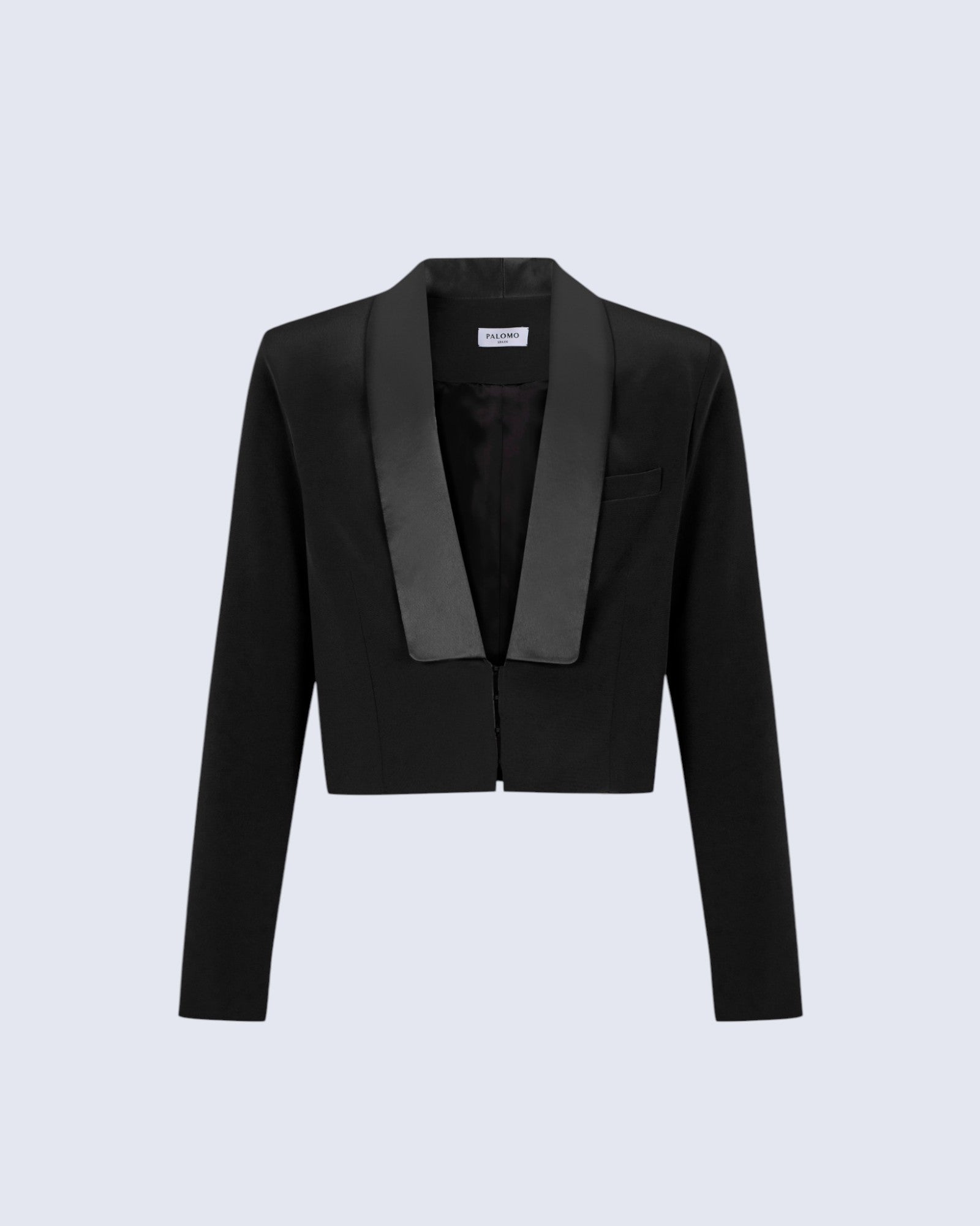 Black Satin Torera Jacket