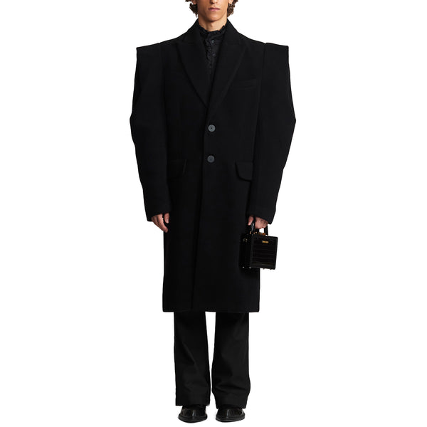 Black Tiburon Tailored Coat