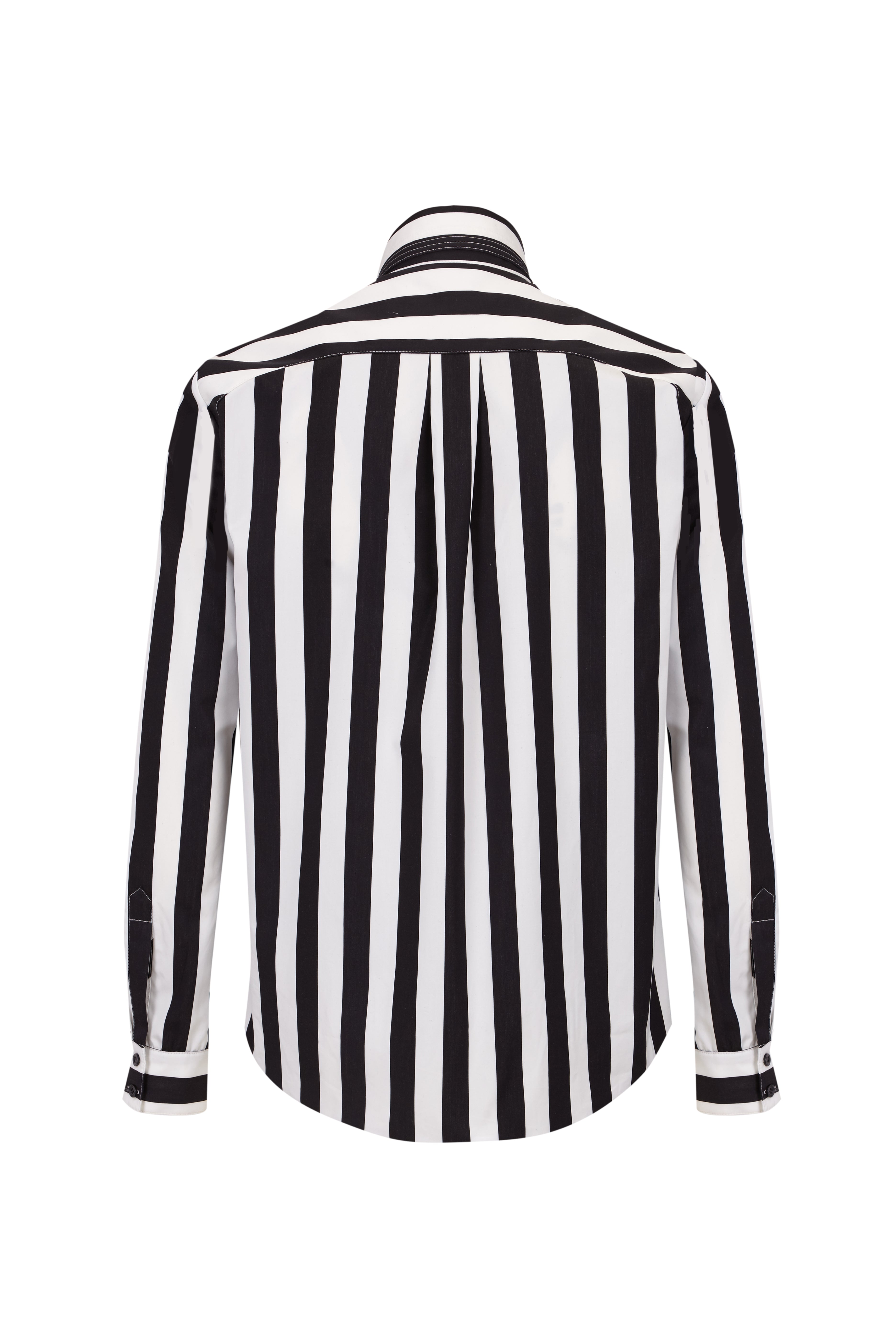 Bow B&W Stripes Shirt