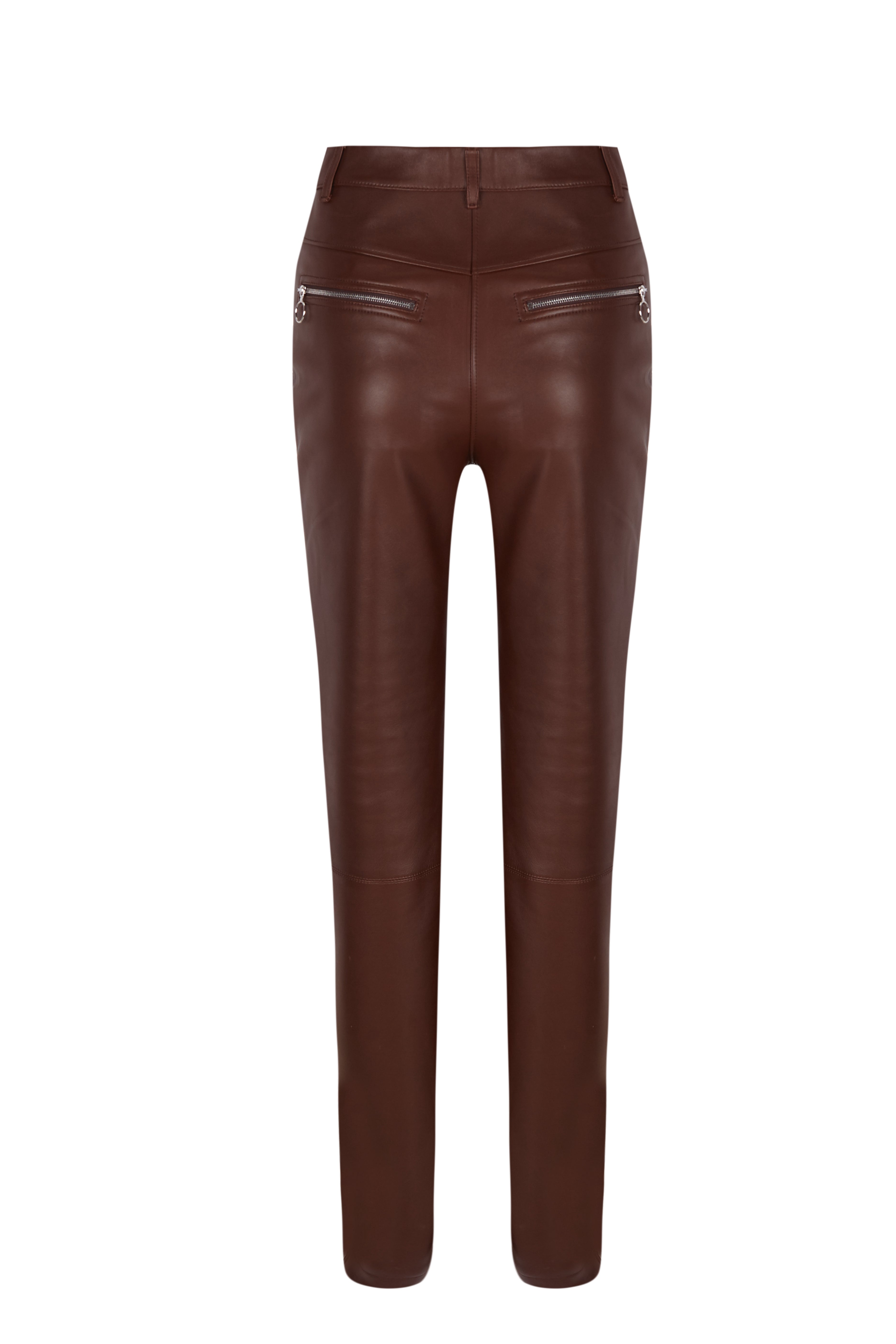 Brown Leather Trousers