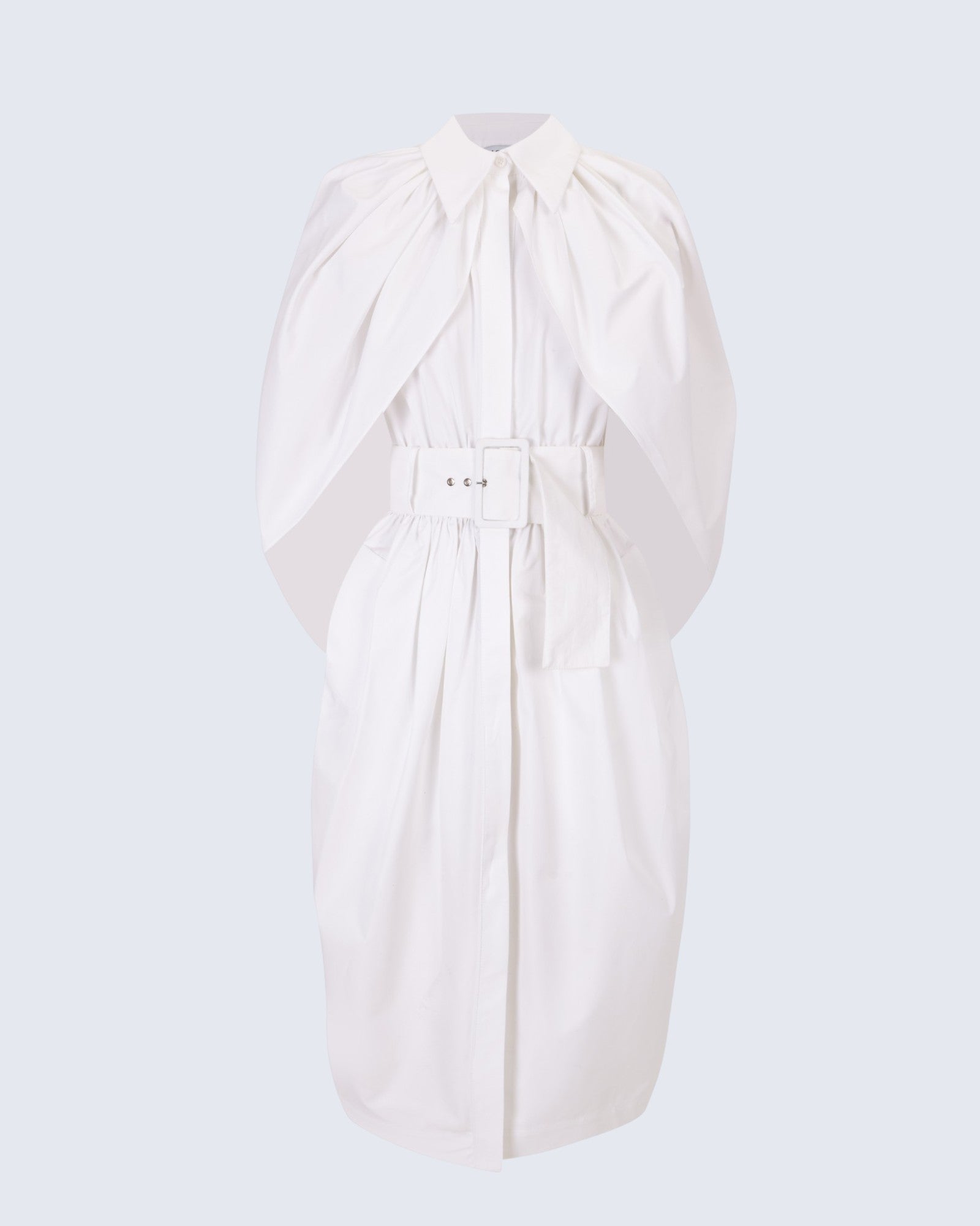 Cocoon Poplin Dress