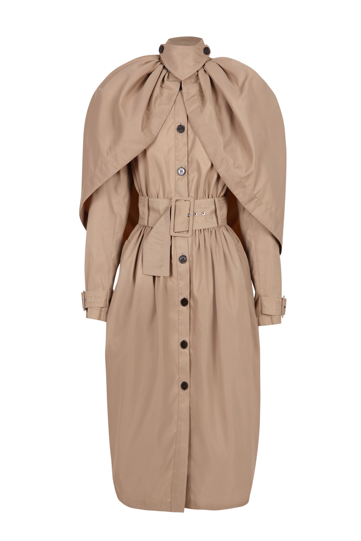 #Cocoon Trench Dress