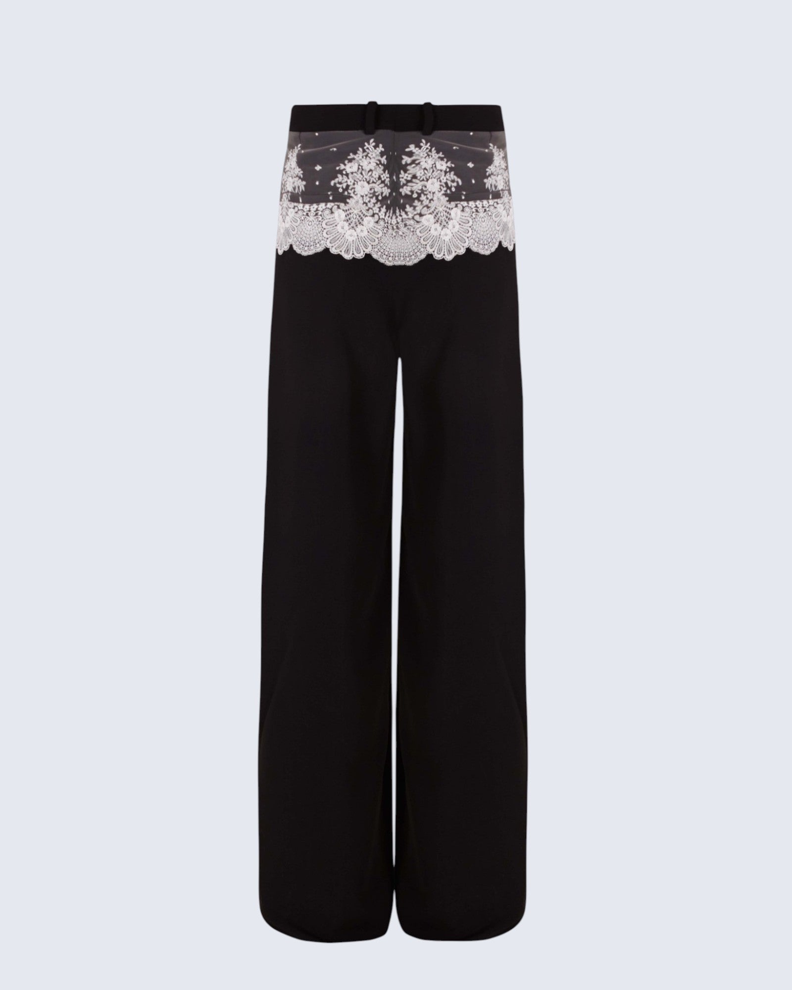 Cruising Lace Black Tailored Trousers Mens