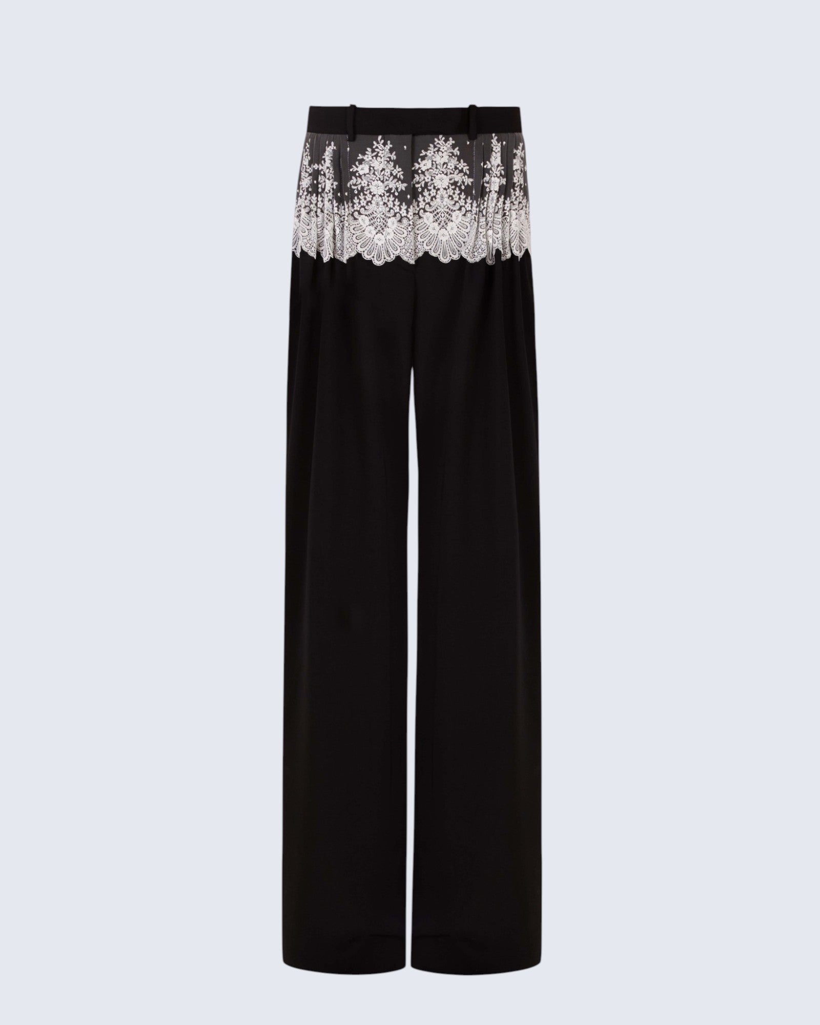 Cruising Lace Black Tailored Trousers Men's