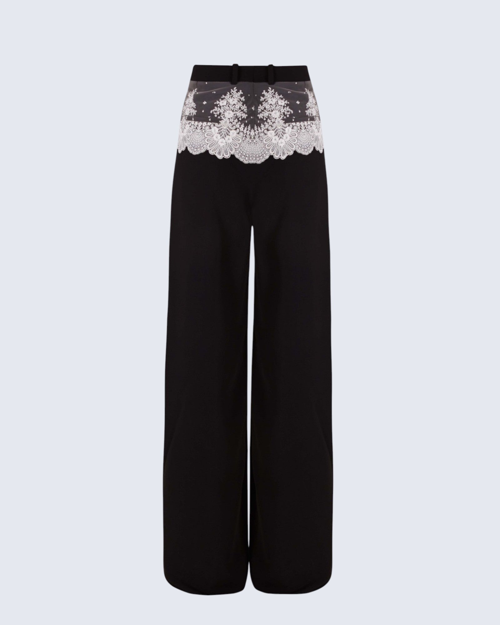 Cruising Lace Black Tailored Trousers Womens