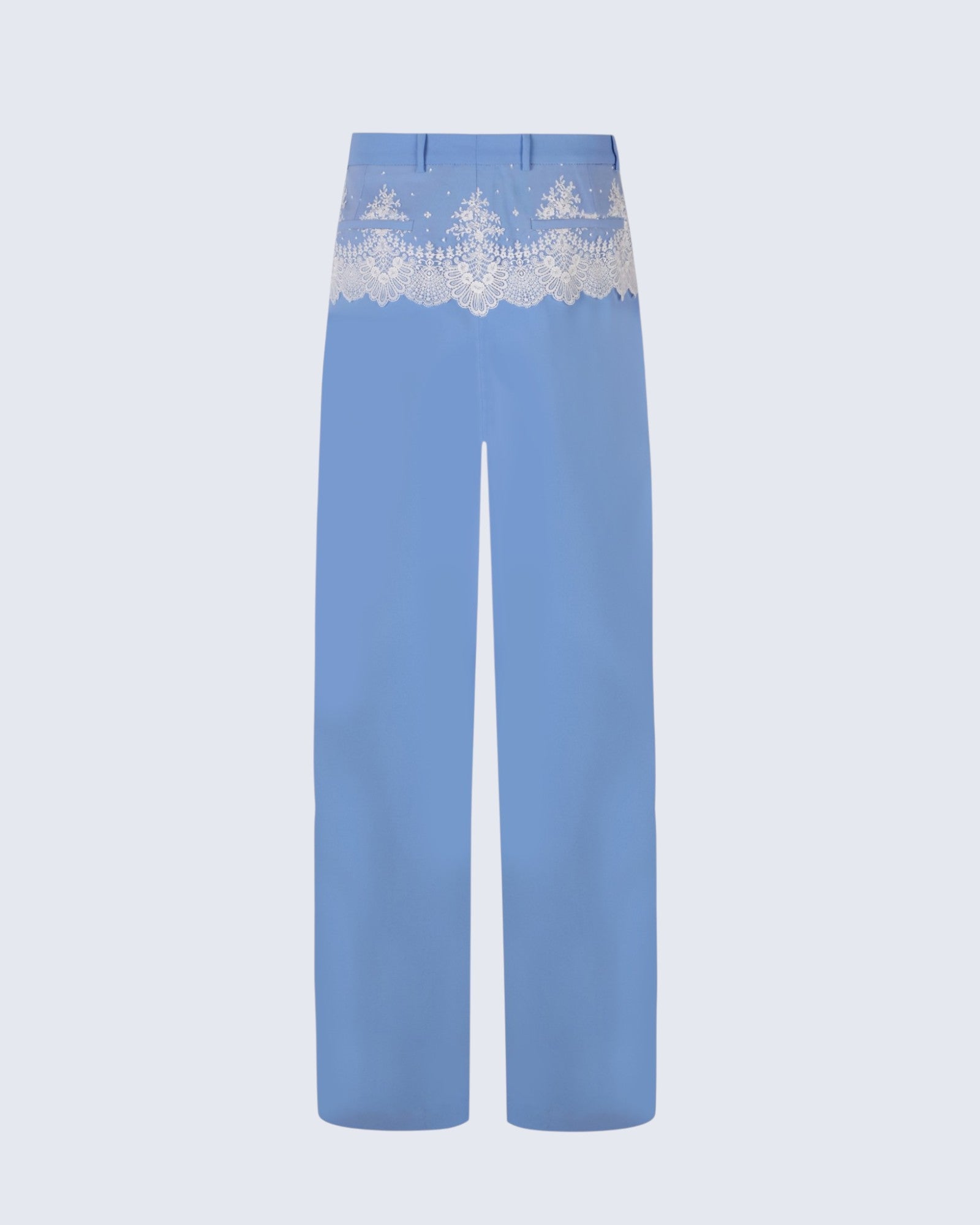 Cruising Lace Blue Tailored Trousers Mens