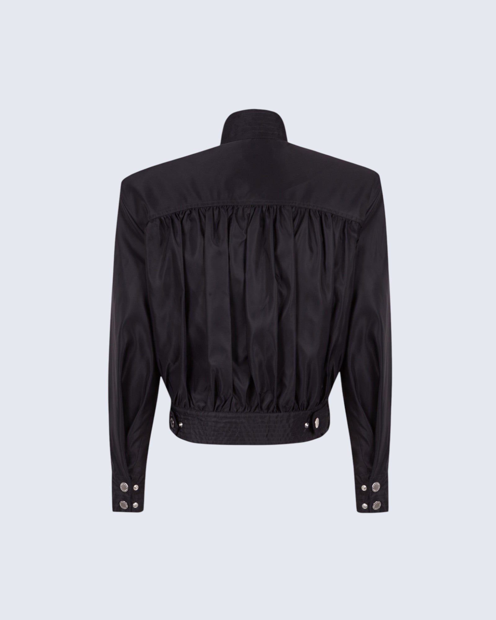 Draped Black Jacket