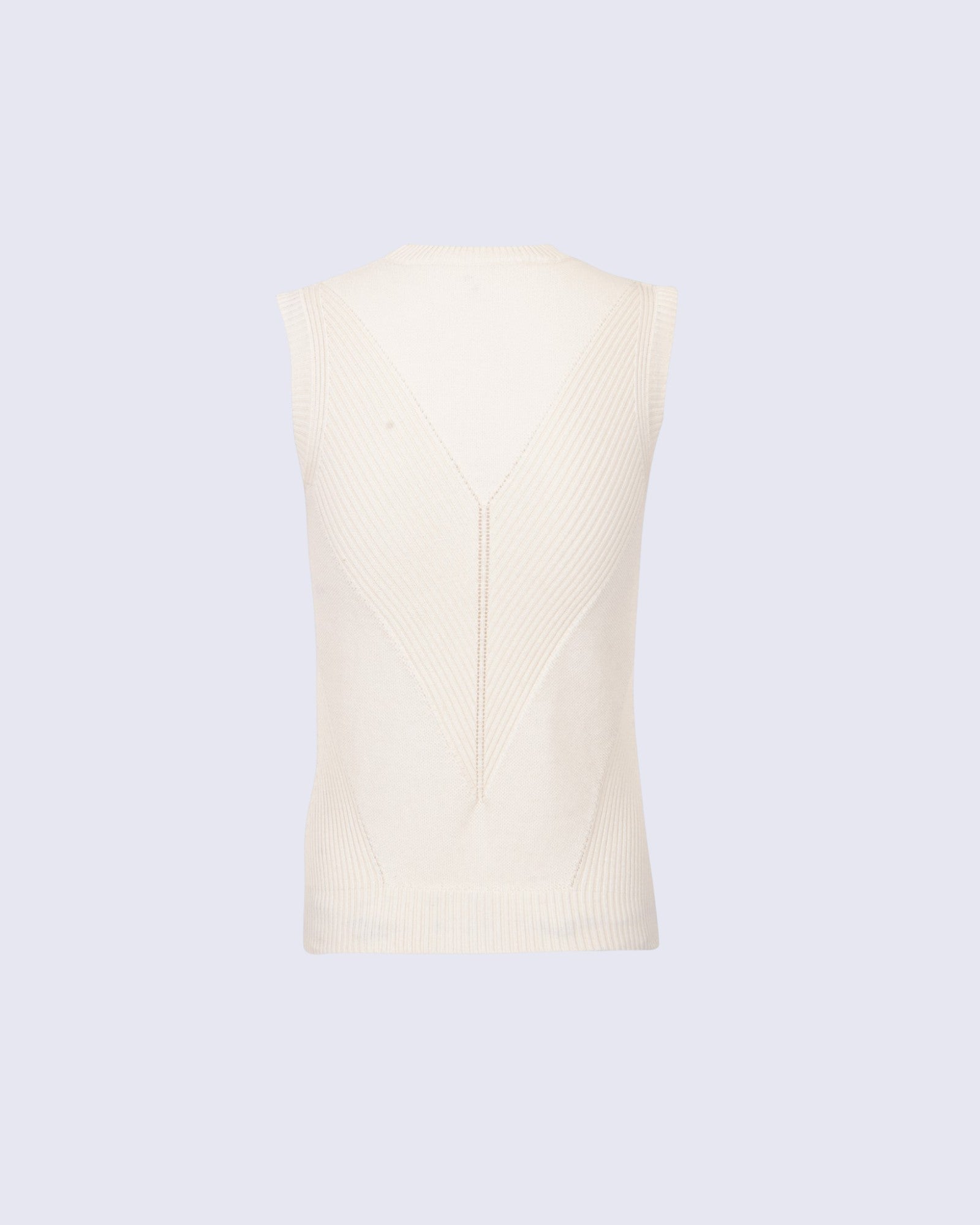 Ecru Knit Top