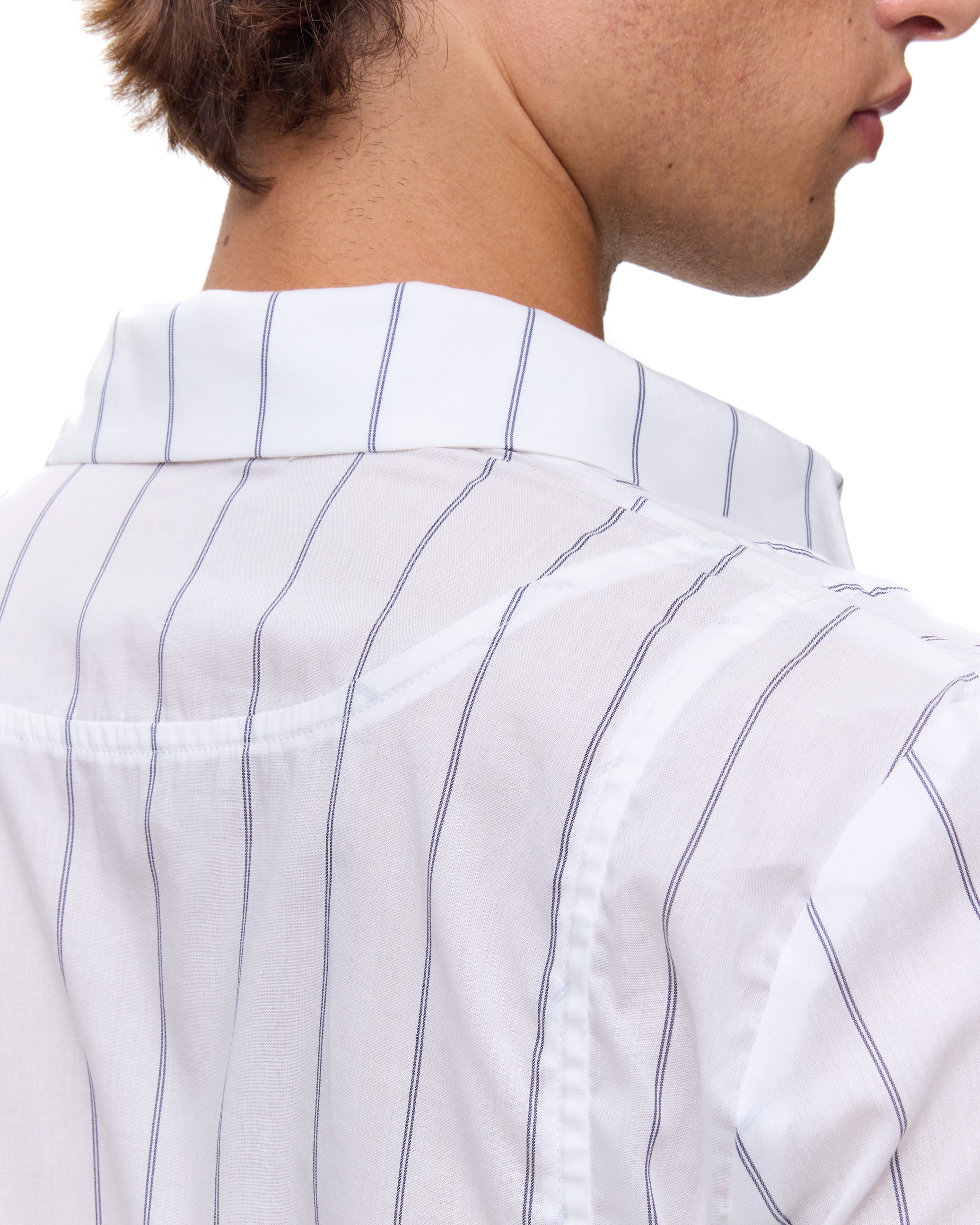 Nic White Striped Shirt