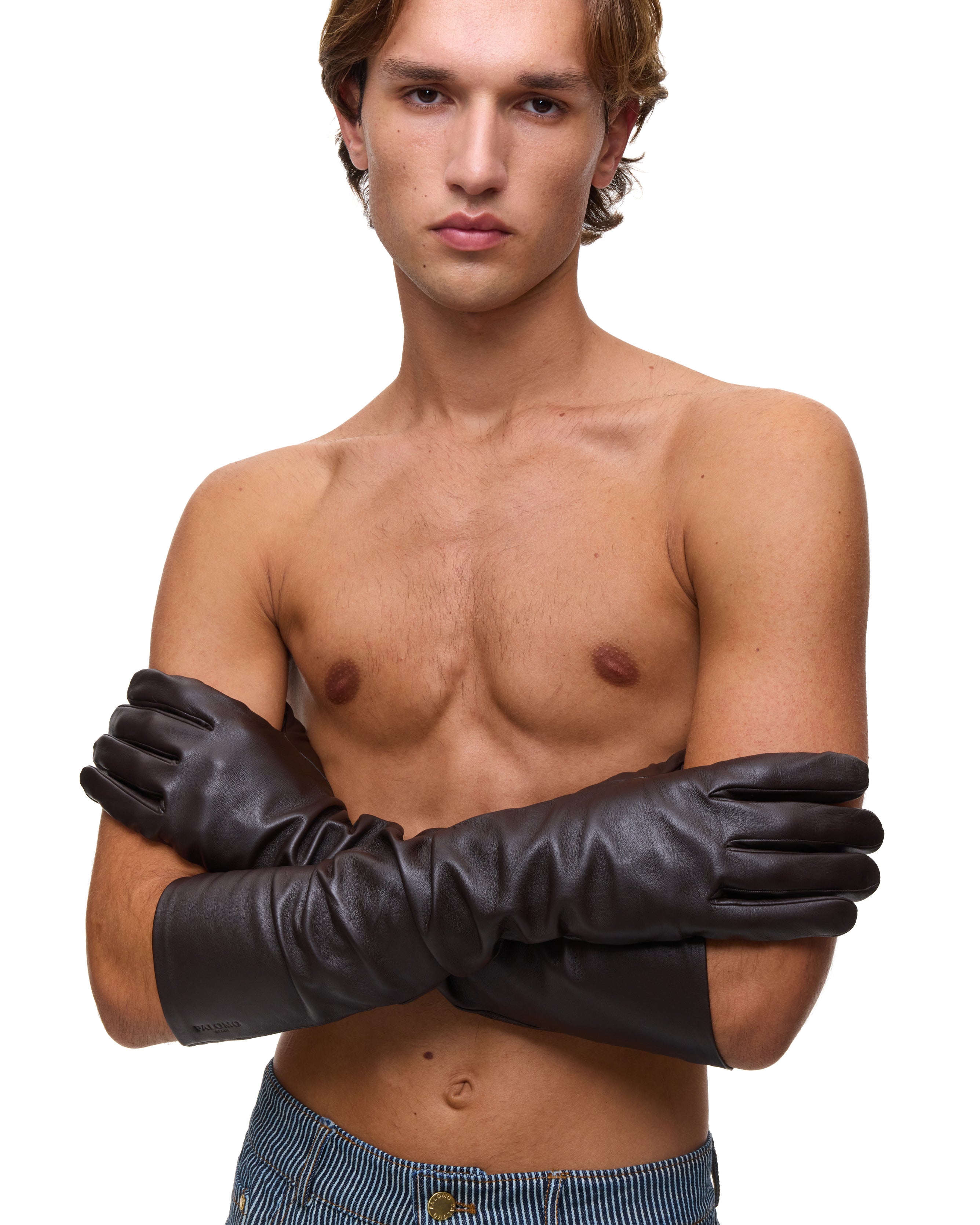 Brown Leather Gloves