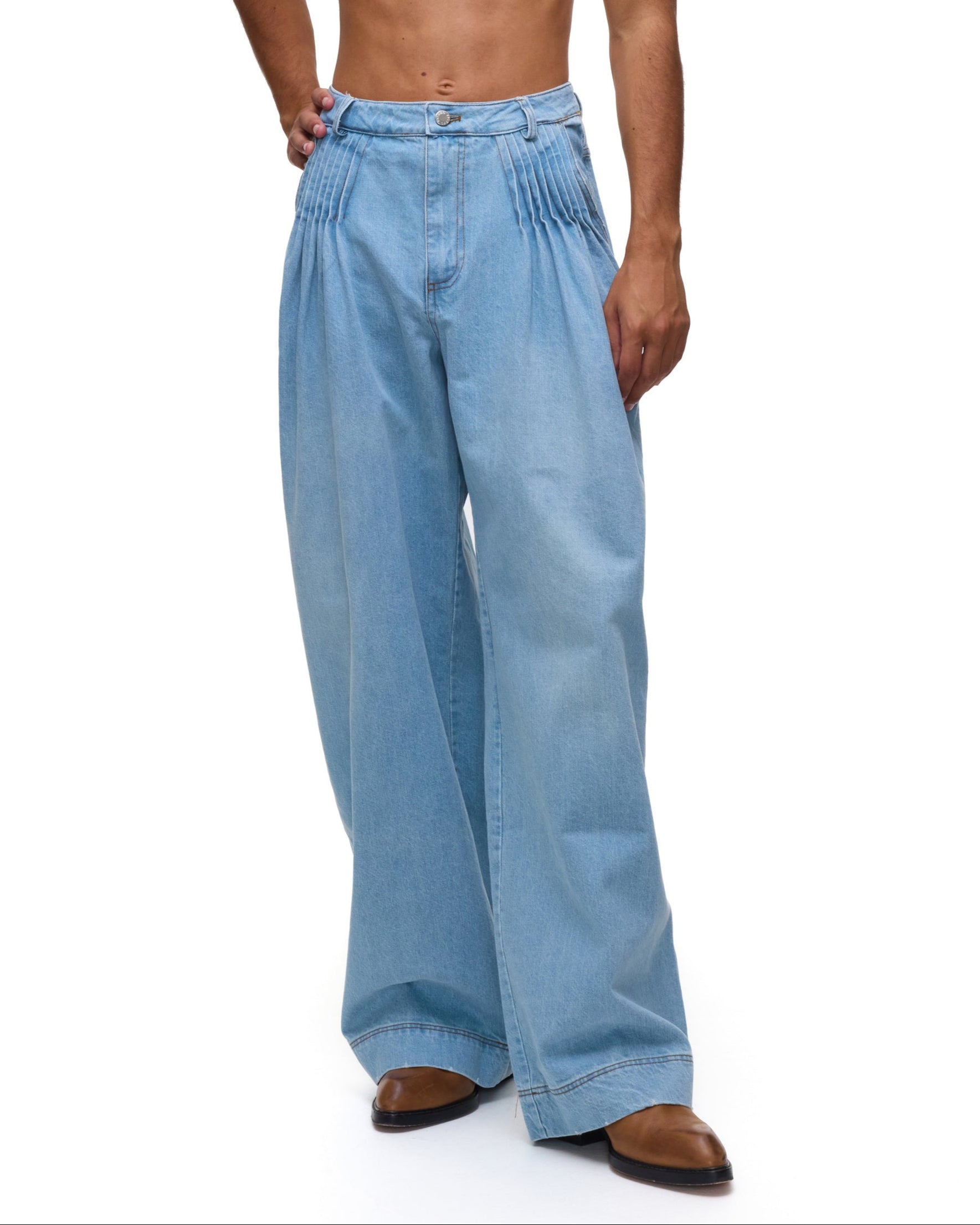 Cruising Light Denim Trousers