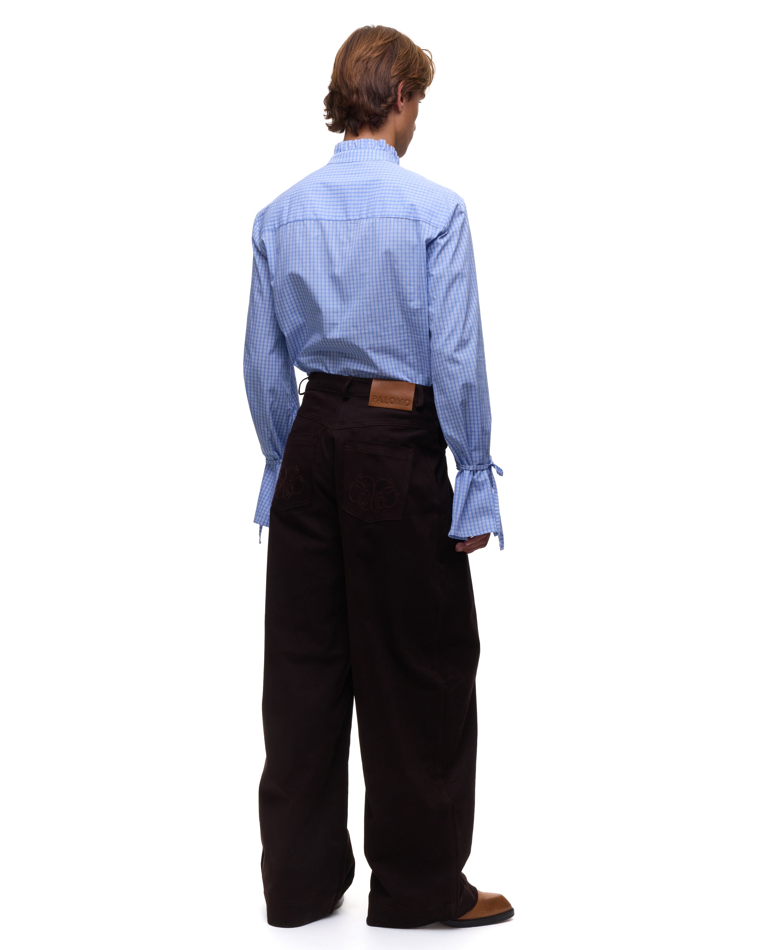 Fede Blue Checked Shirt
