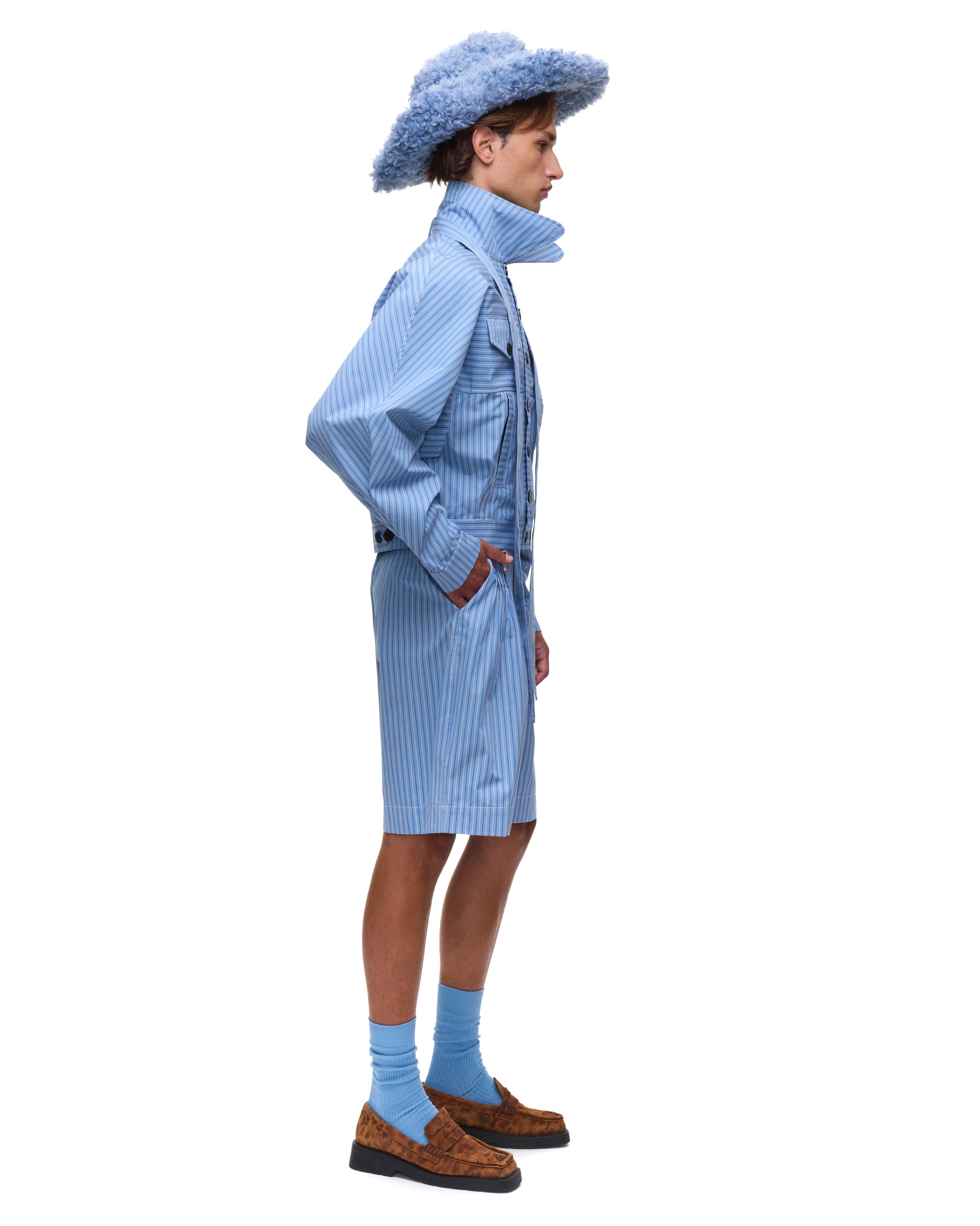 Blue Fur Cowboy Hat