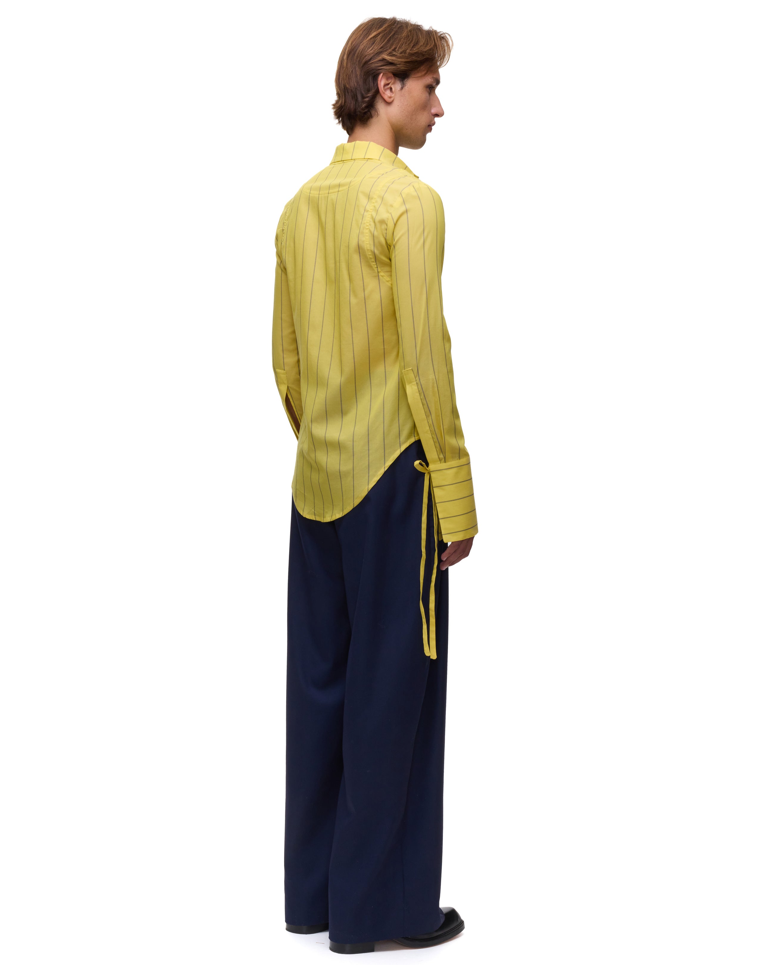 Nic Yellow Striped Shirt