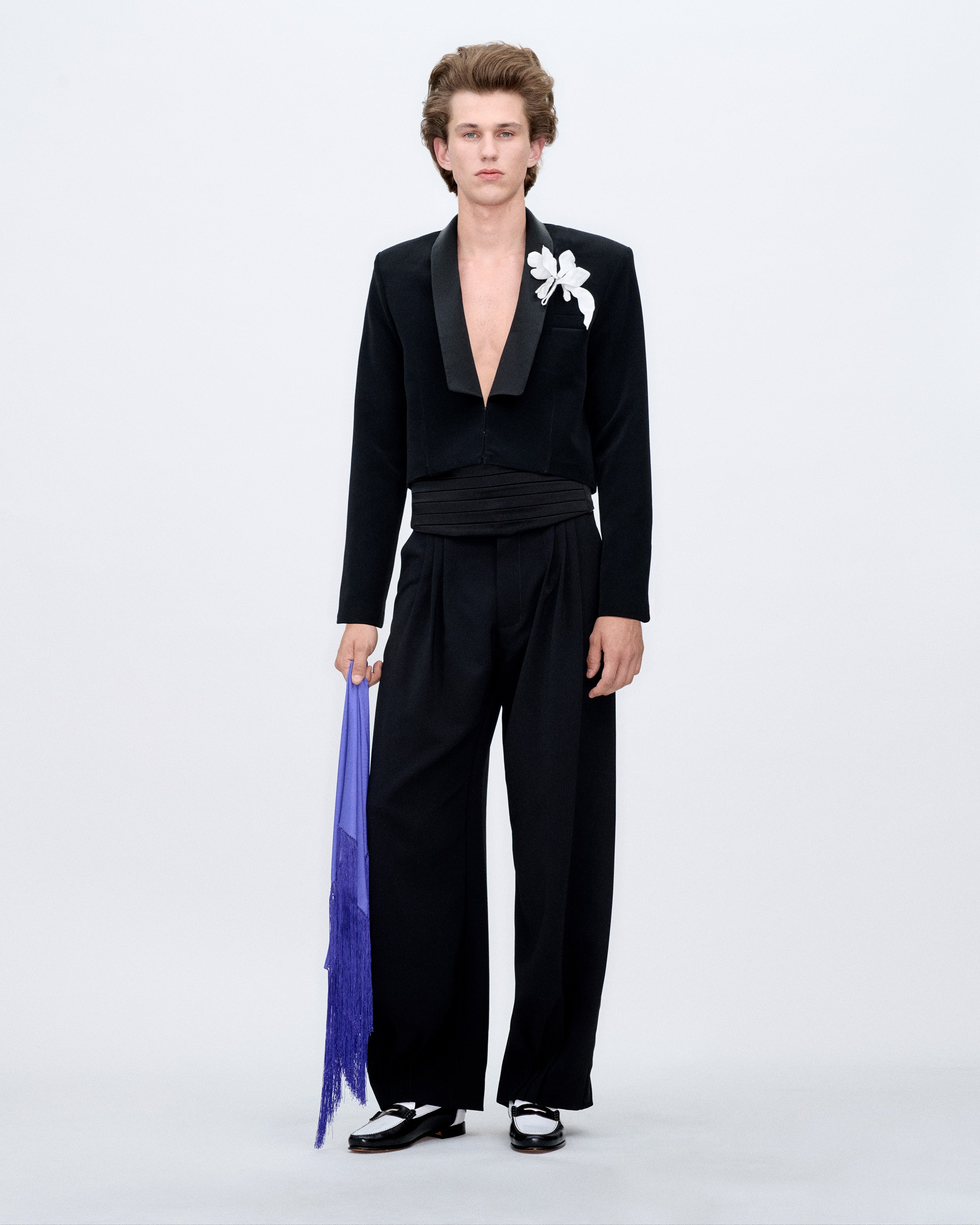 Black Satin Torera Jacket