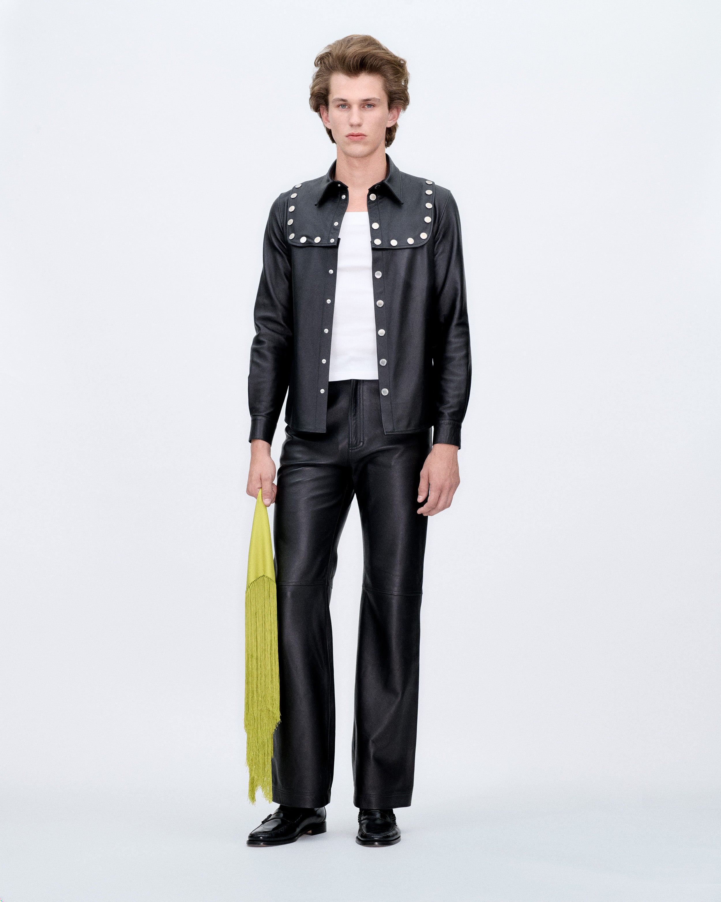 The Black Ass-Air Leather Shirt