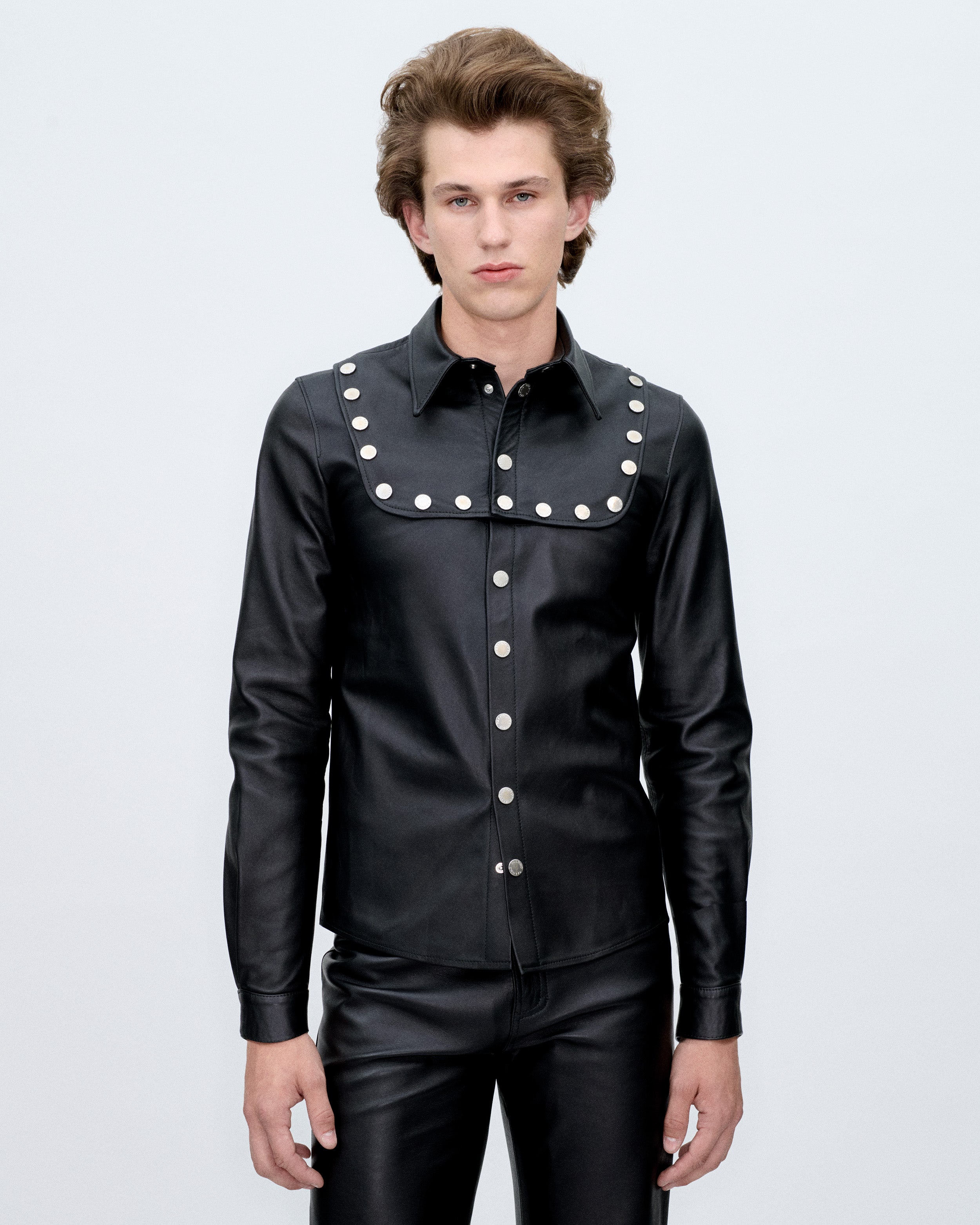 The Black Ass-Air Leather Shirt