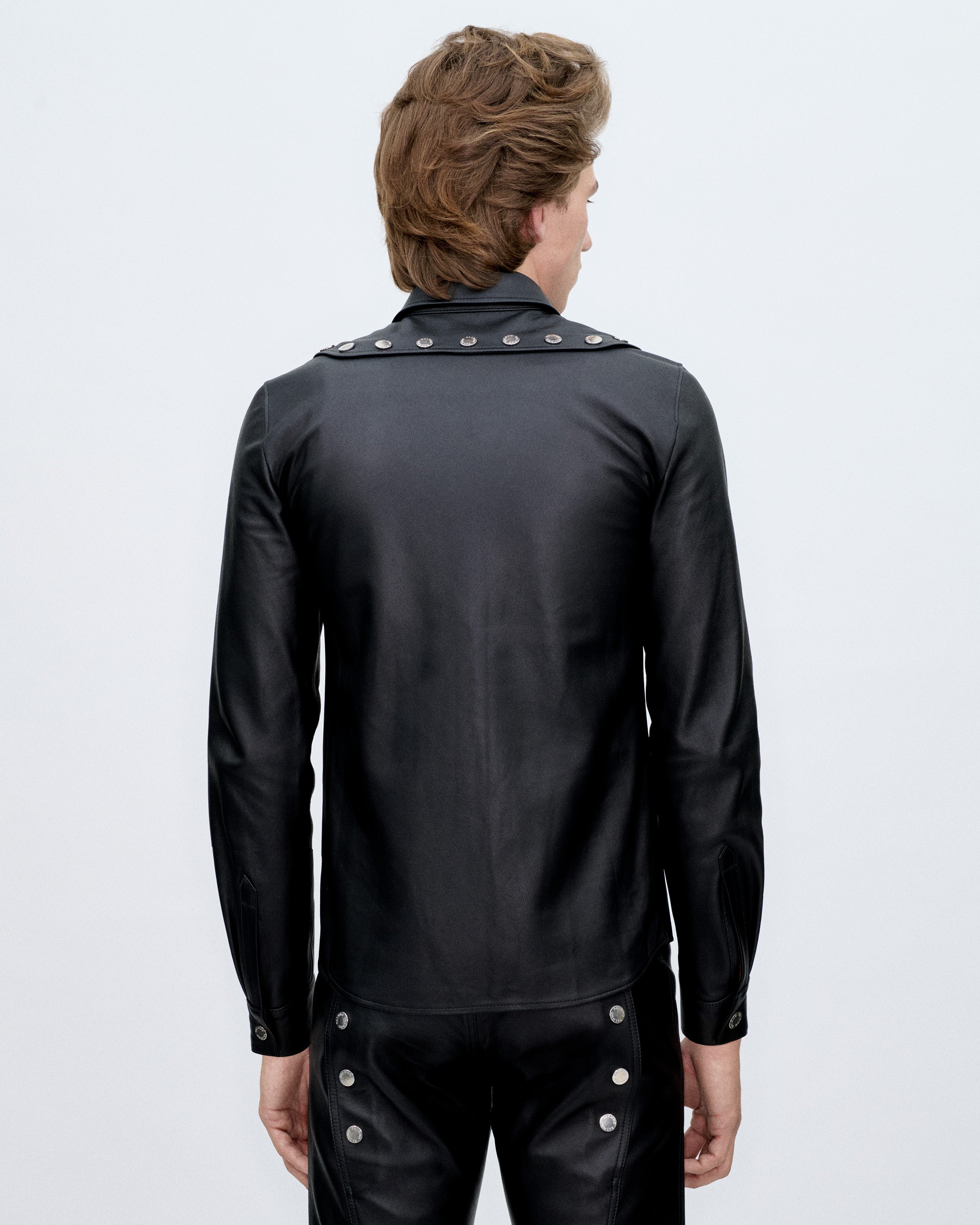 The Black Ass-Air Leather Shirt