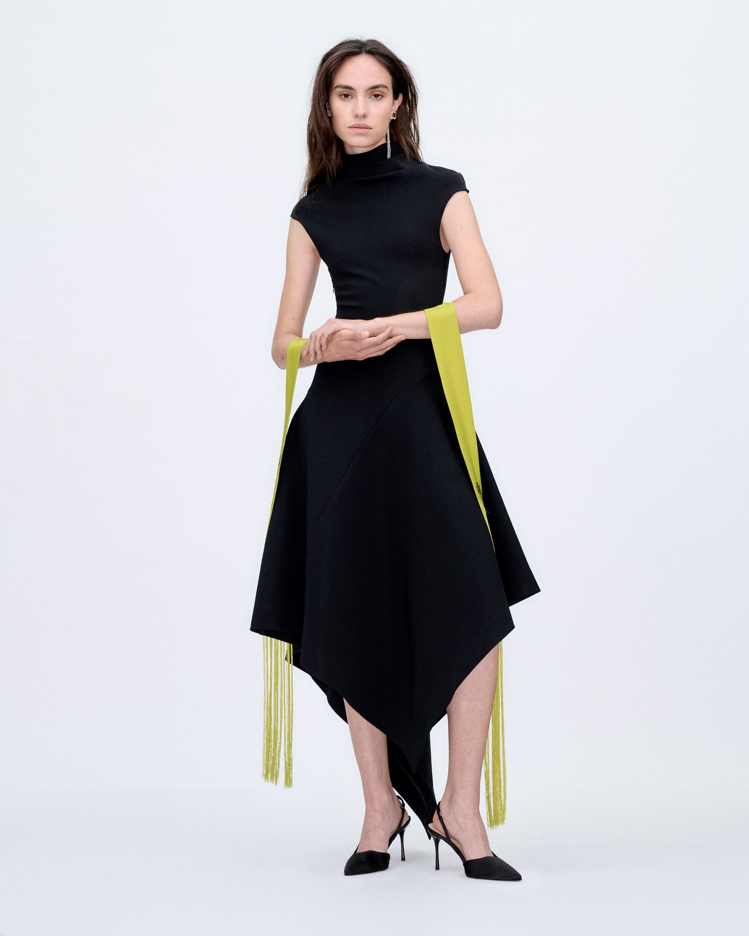 Black Asymmetric Dress