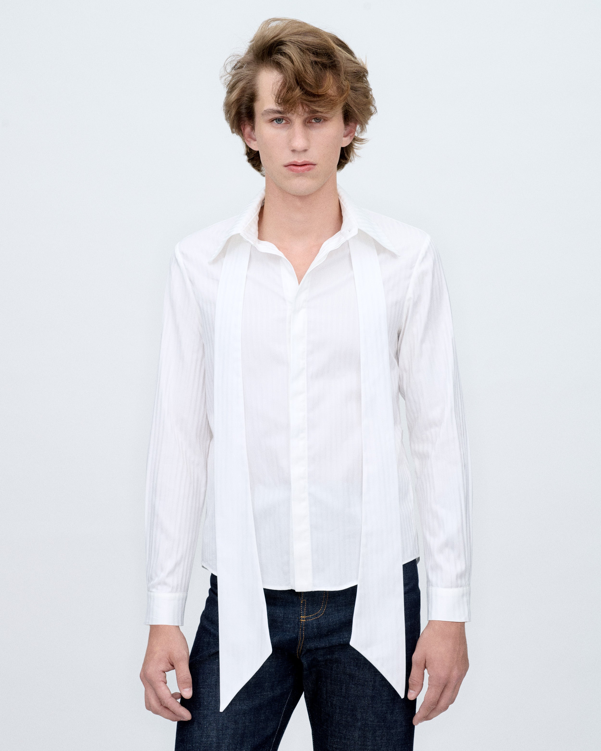 Fernando White Stripes Shirt