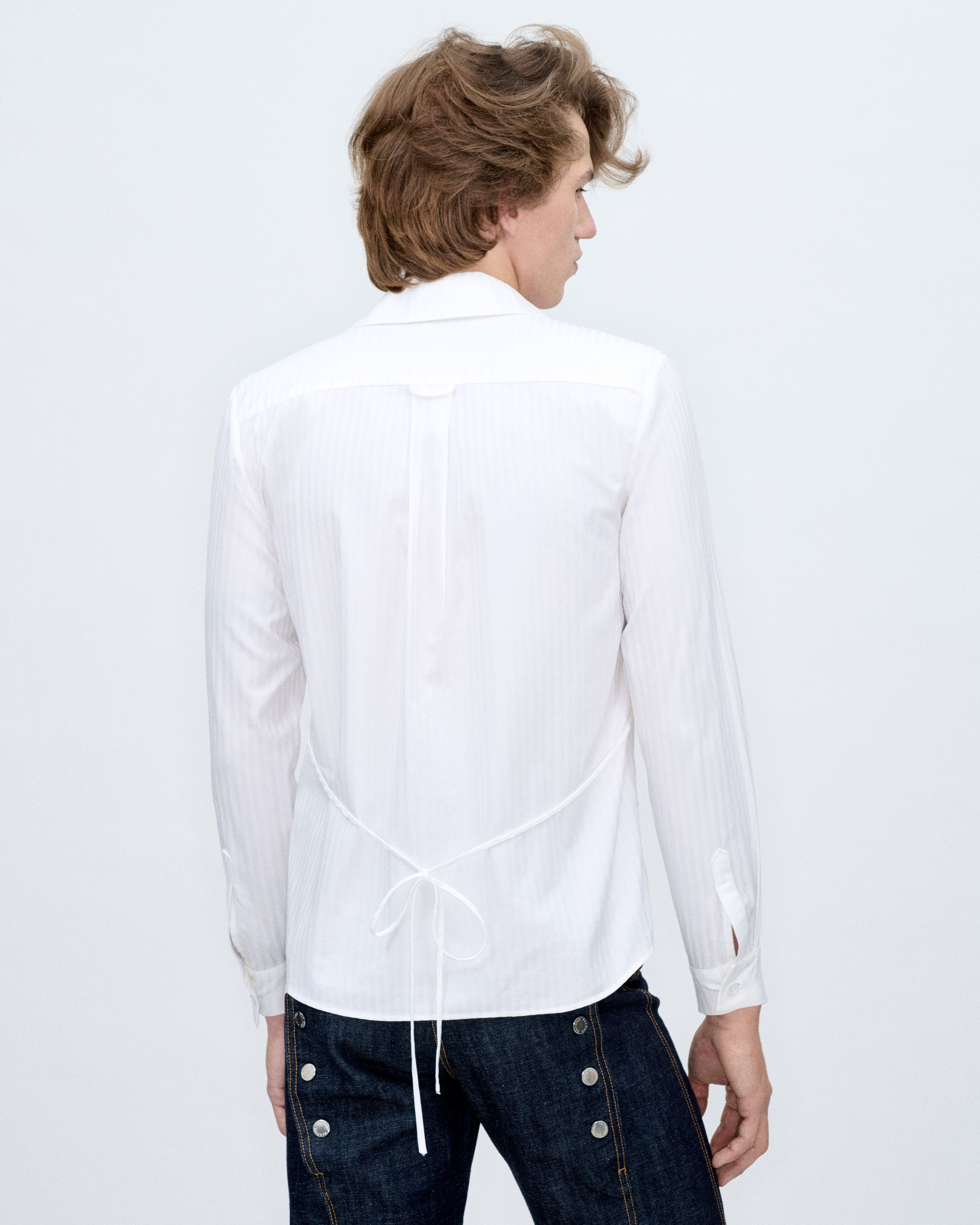 Fernando White Stripes Shirt