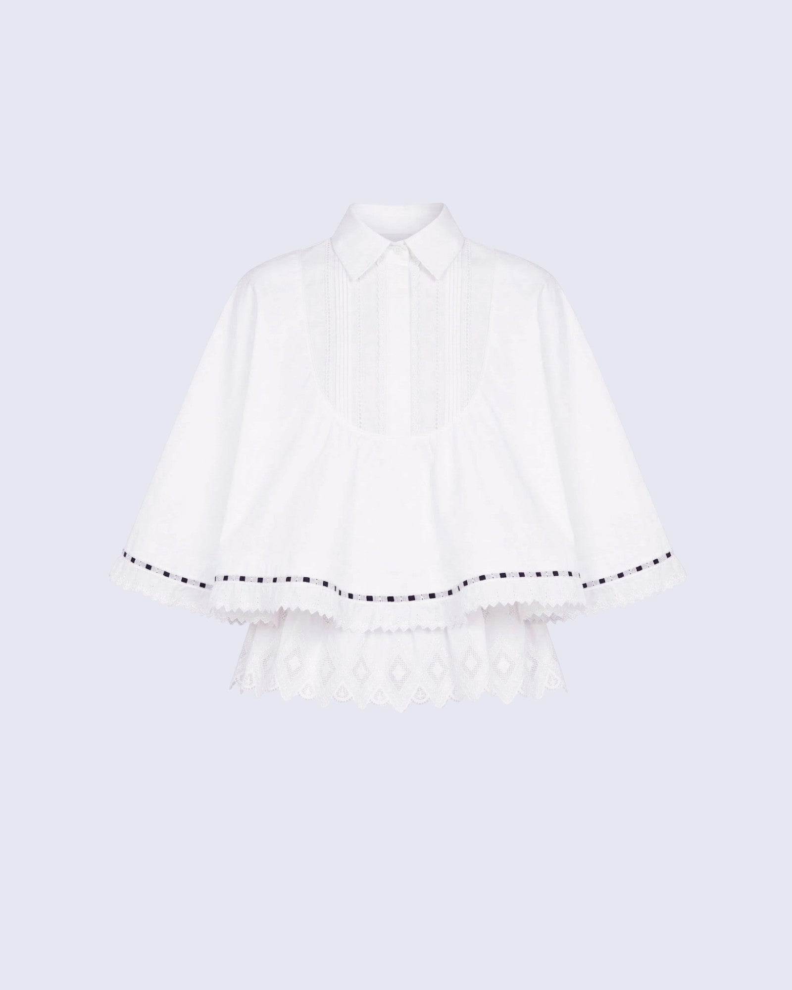 Flounce White Shirt